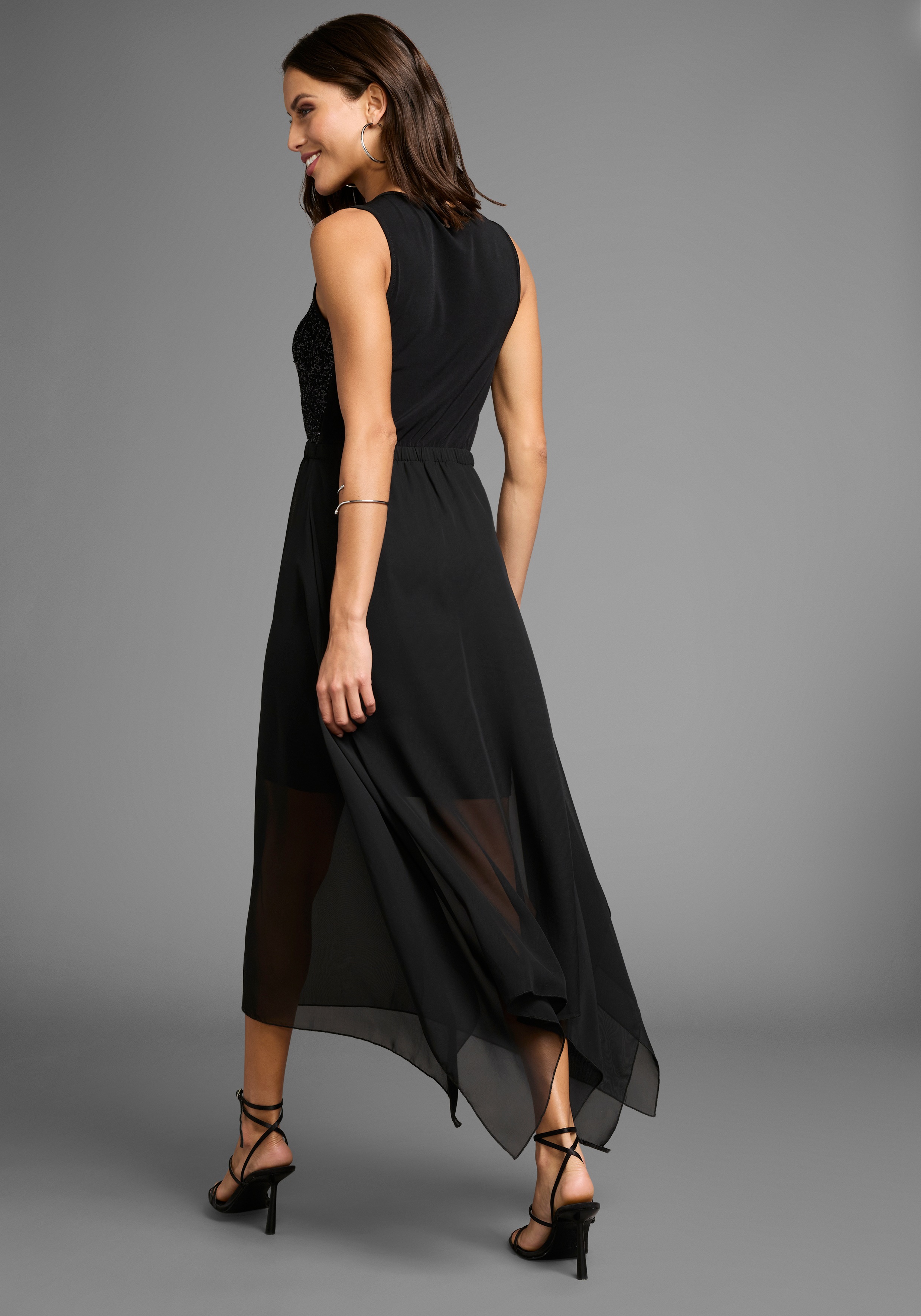 Laura Scott Abendkleid, mit Pailletten im Oberteil, Cocktailkleid günstig online kaufen