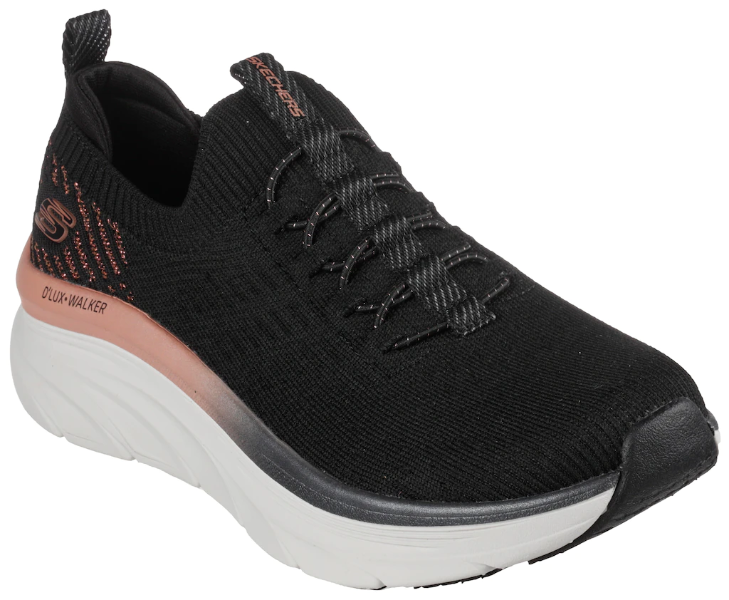 Skechers Slip-On Sneaker "DLUX WALKER - LET IT GLOW", mit Gummizug zum Schl günstig online kaufen