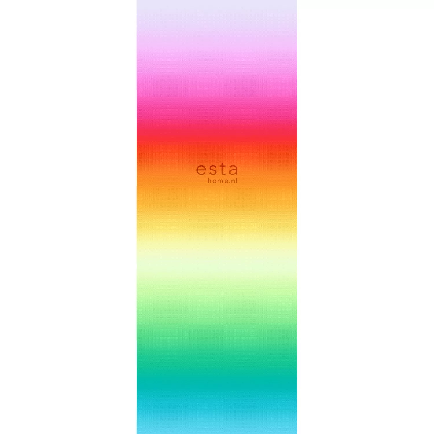 ESTAhome Fototapete Regenbogen-Muster Rosa Rot und Orange 100 x 279 cm 1565 günstig online kaufen