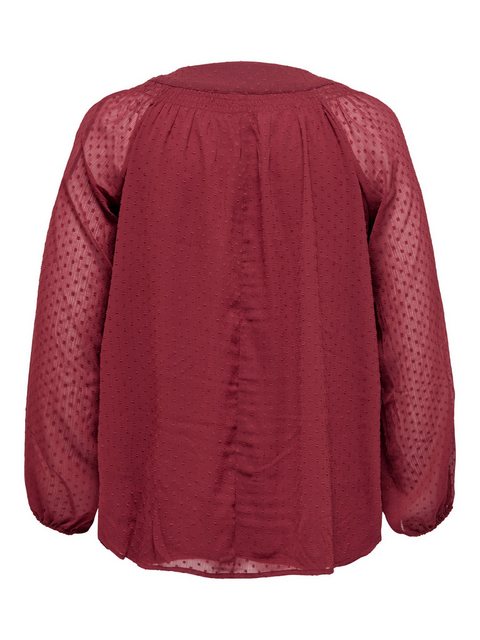 ONLY CARMAKOMA Blusenshirt Bluse Plus Size V-Ausschnitt Ballonärmel 7918 in günstig online kaufen