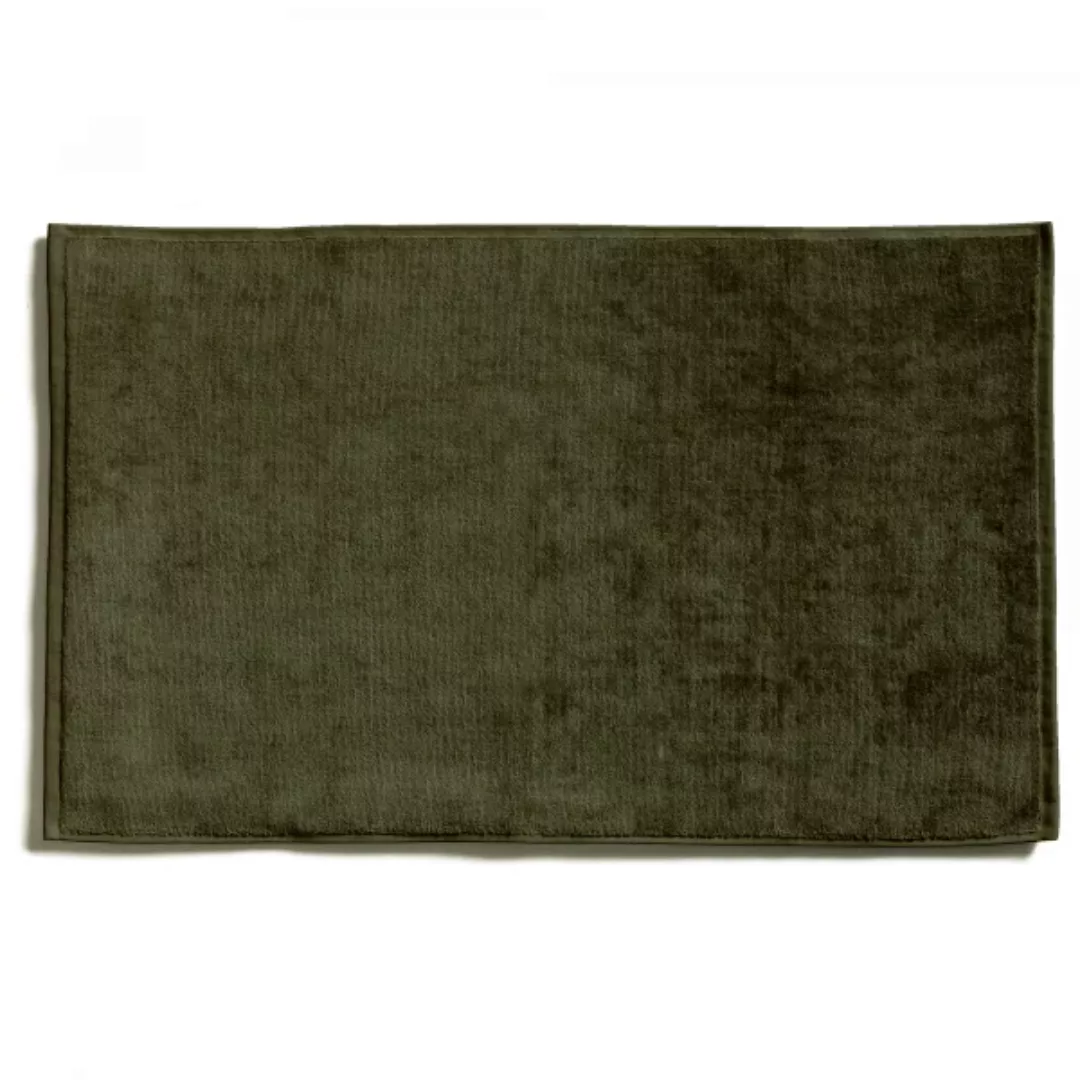 Möve Badematten Bamboo Luxe - Farbe: olive - 670 - 50x80 cm günstig online kaufen