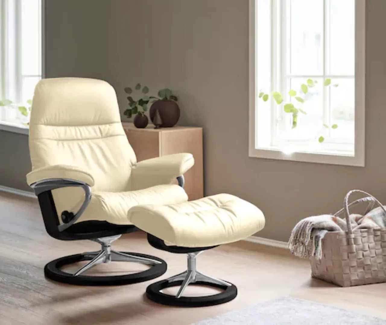 Stressless Relaxsessel "Sunrise", mit Signature Base, Größe M, Gestell Schw günstig online kaufen