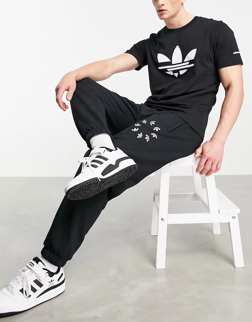 Adidas Originals St Hose M Black / White günstig online kaufen