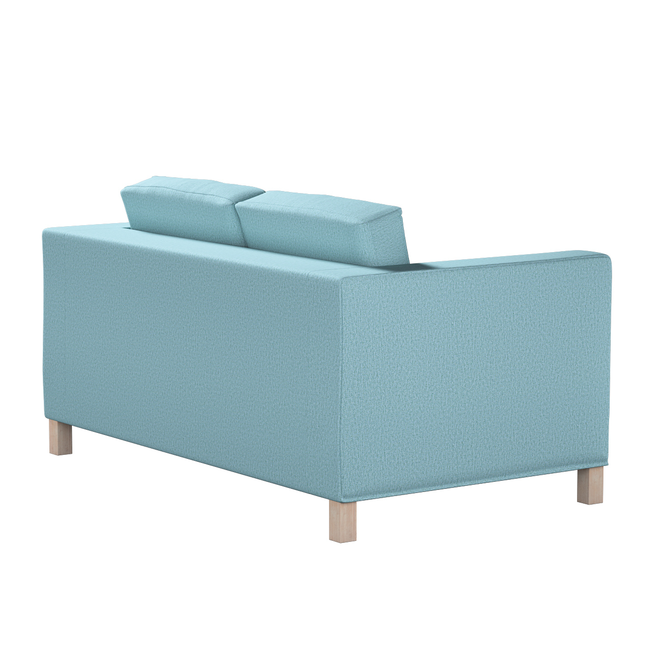 Bezug für Karlanda 2-Sitzer Sofa nicht ausklappbar, kurz, blau, 60cm x 30cm günstig online kaufen