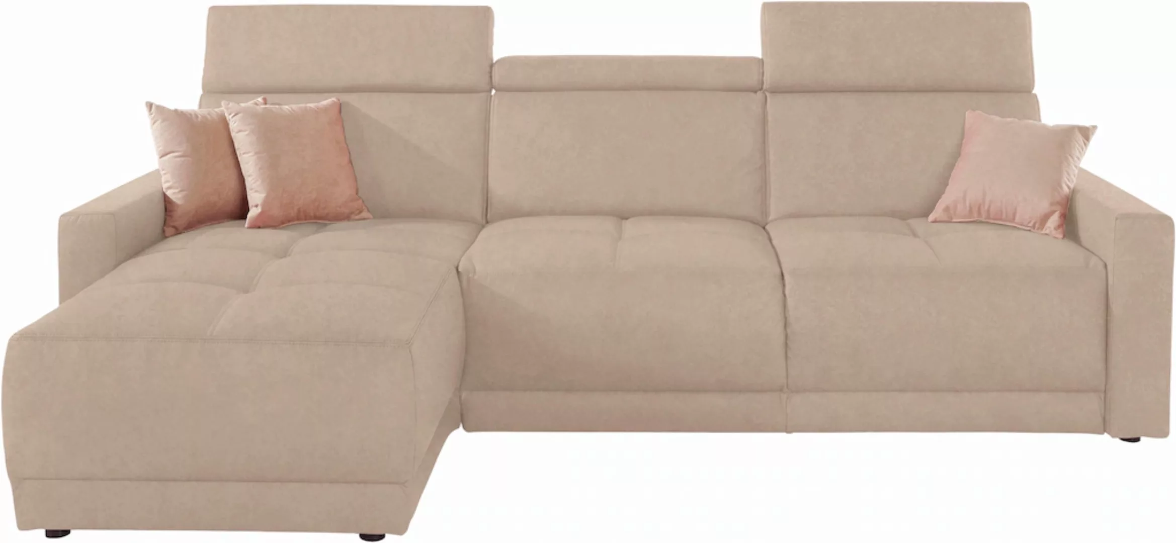 DOMO collection Ecksofa "Ava L-Form", mit Recamiere, Federkern wahlweise mi günstig online kaufen