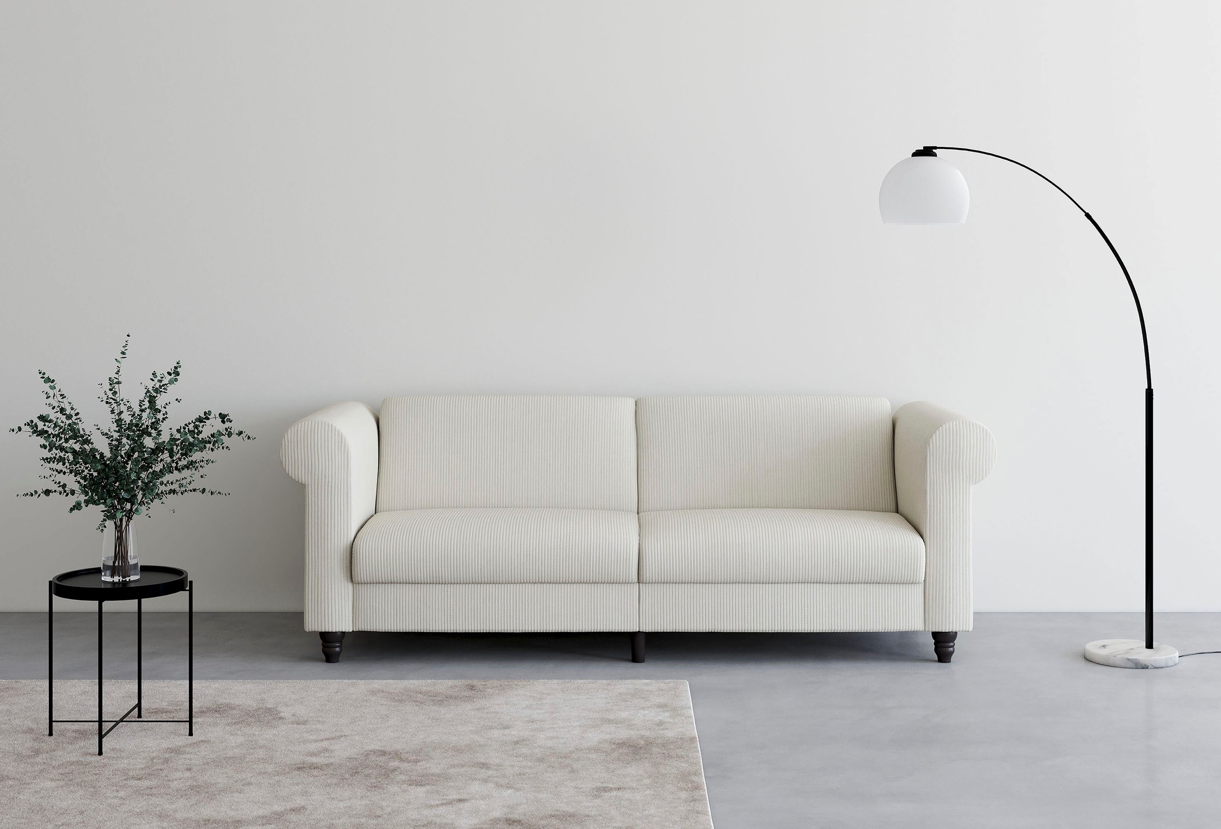 Dorel Home 3-Sitzer "Felix II, Schlafsofa 236cm, (Liegefläche 108x190cm), R günstig online kaufen