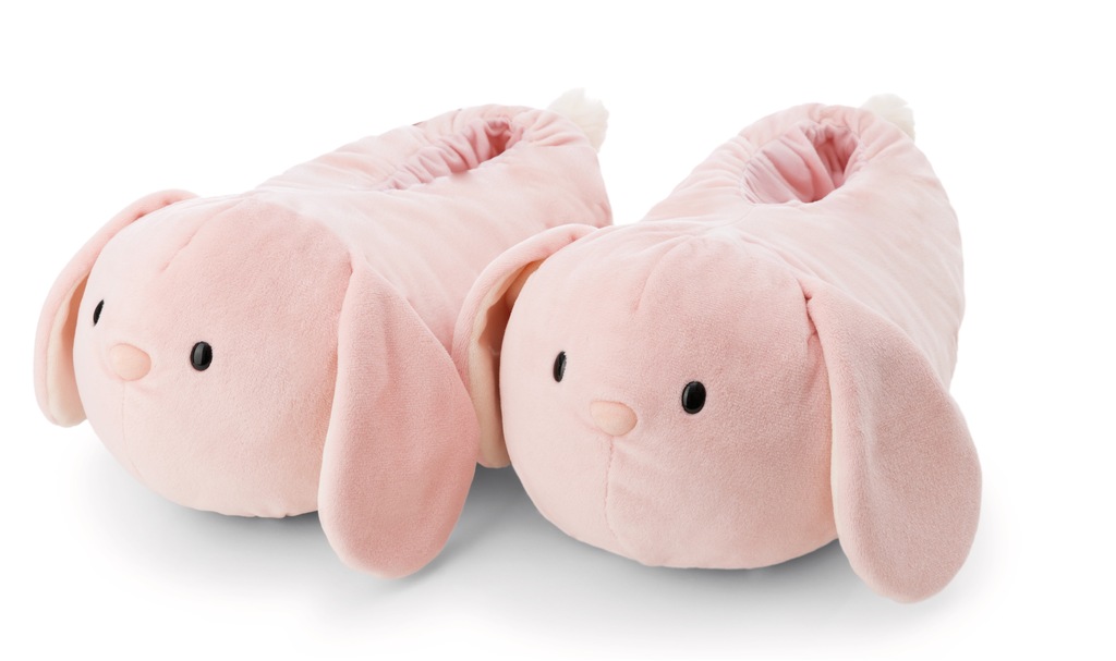 Nici Plüsch Hausschuhe "Nici Green Mymochi Hase Pibu", Motiv Hausschuh mit günstig online kaufen