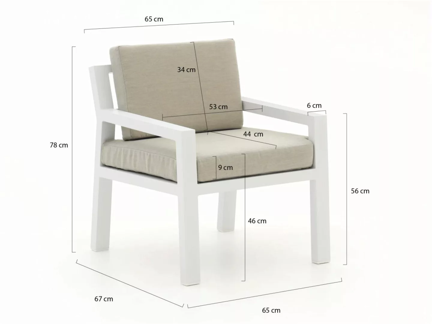 Bellagio Vinadio 255 cm Low Dining Gartenmöbel-Set 7-teilig günstig online kaufen