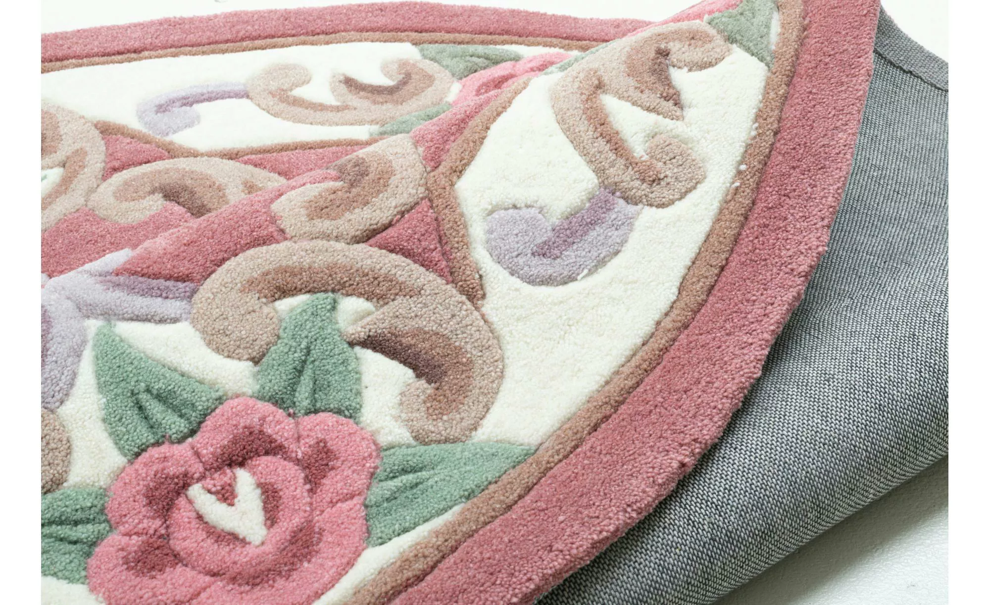 THEKO Vintageteppich  Ming ¦ rosa/pink ¦ Synthetische Fasern ¦ Maße (cm): B günstig online kaufen