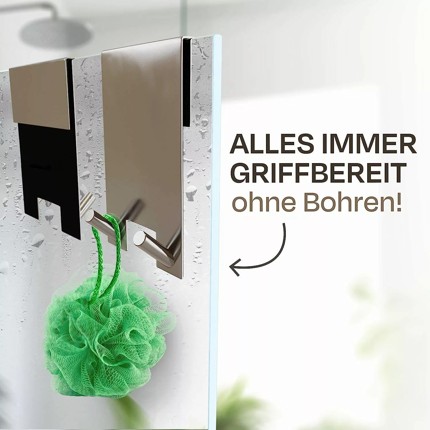 Praknu Handtuchhaken 2 Haken für Duschwand günstig online kaufen