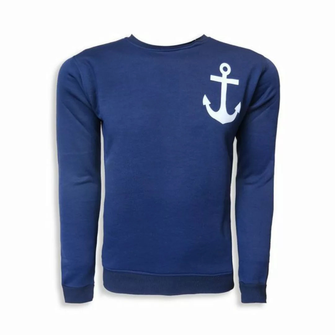 Sonia Originelli T-Shirt Sweatshirt "Anker" Maritim Druck Herren Unifarben günstig online kaufen