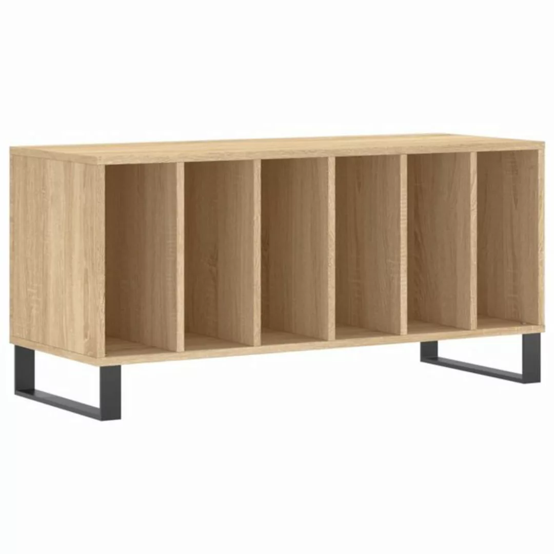 vidaXL Beistellschrank Plattenschrank Sonoma-Eiche 100x38x48 cm Holzwerksto günstig online kaufen