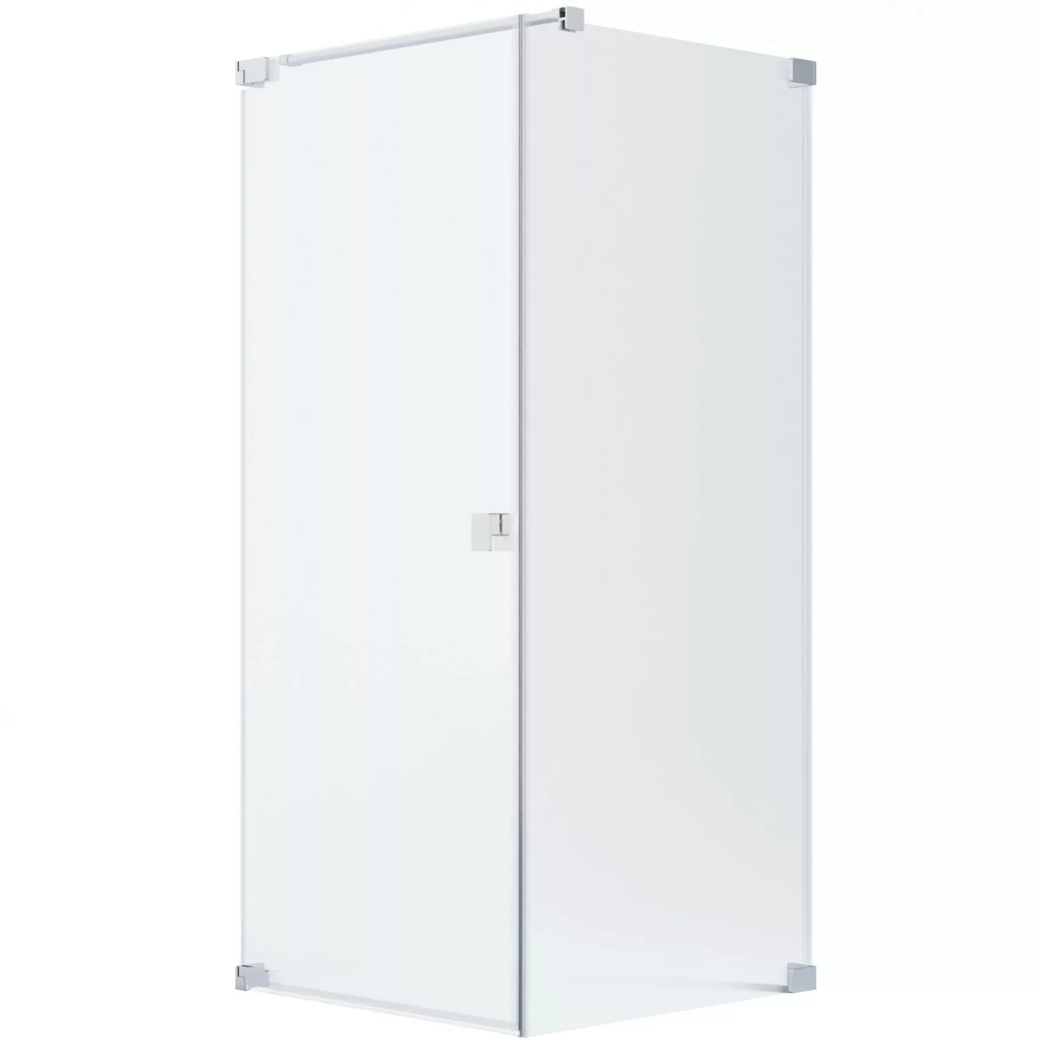 Schöner Wohnen Eckdusche Drehtür u. Seitenwand R Silbermatt 80 x 90 x 200 c günstig online kaufen