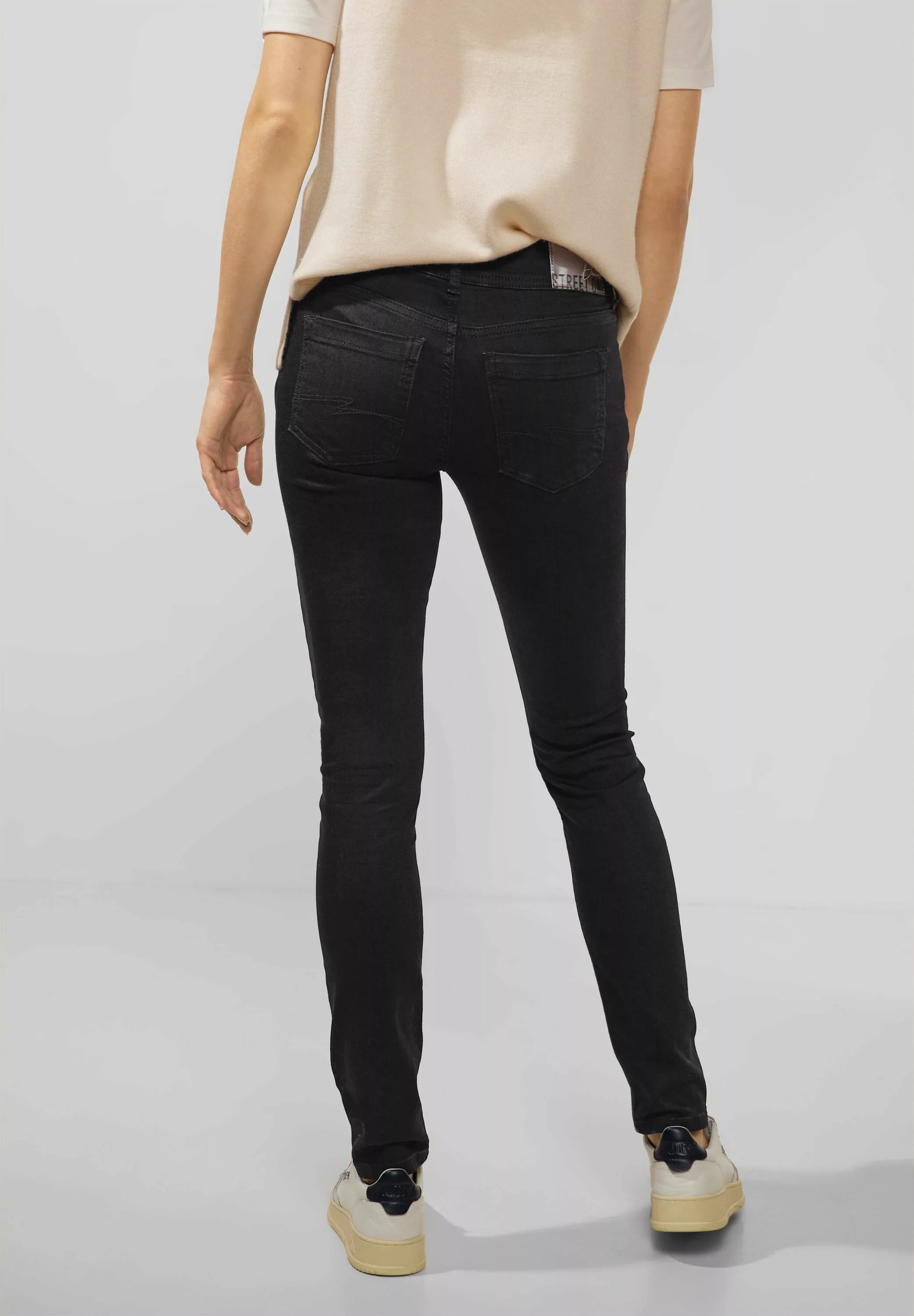 STREET ONE Slim-fit-Jeans, Middle Waist günstig online kaufen