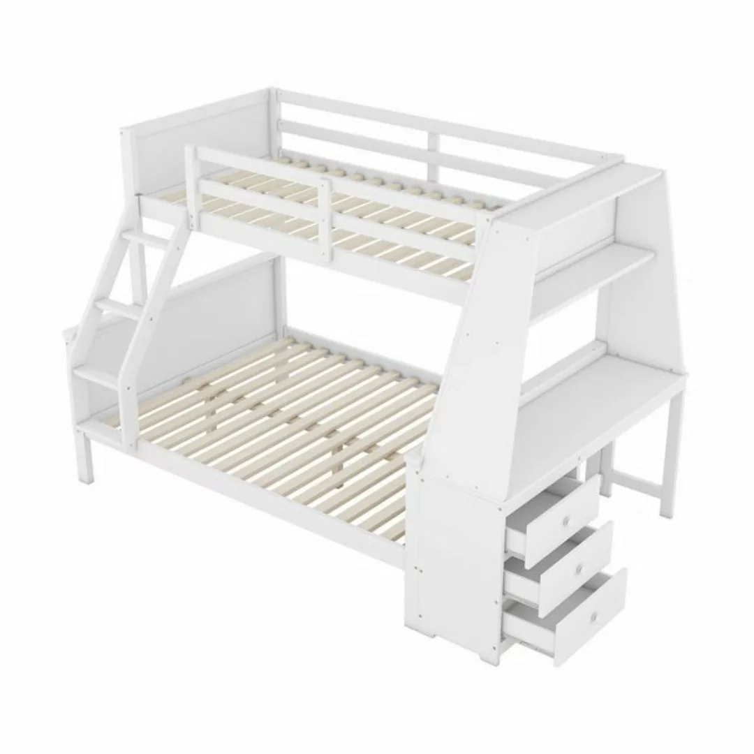 XDeer Etagenbett 90*200cm140*200cm Etagenbett, Kinderbett, ausgestattet, mi günstig online kaufen