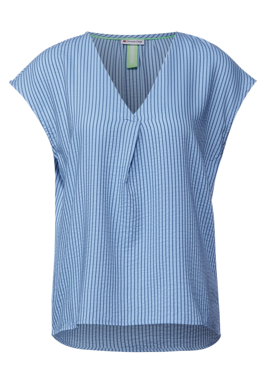 STREET ONE Shirtbluse, im Seersucker-Style mit Streifen günstig online kaufen
