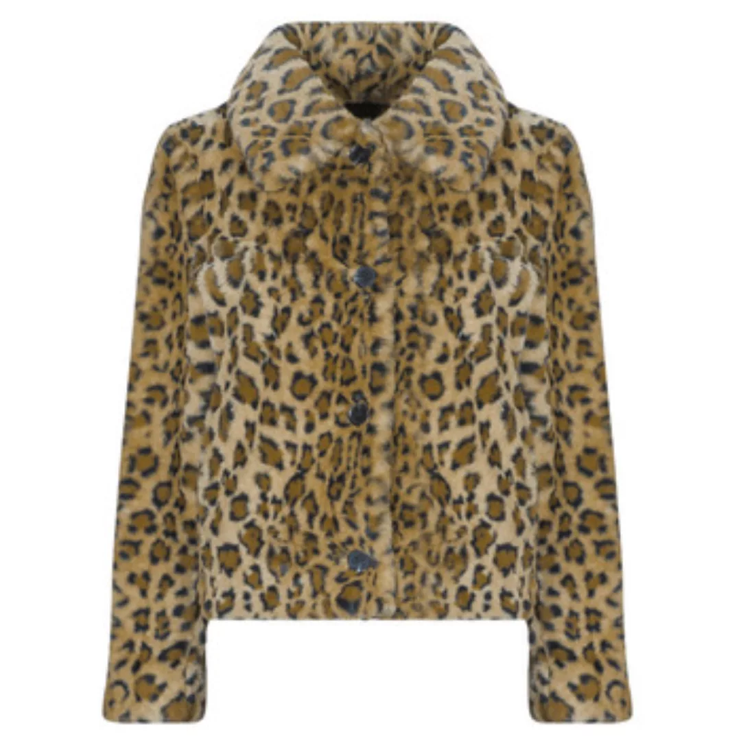 Guess  Damenmantel CECILE PRINT LEOPARD FAUX FUR günstig online kaufen