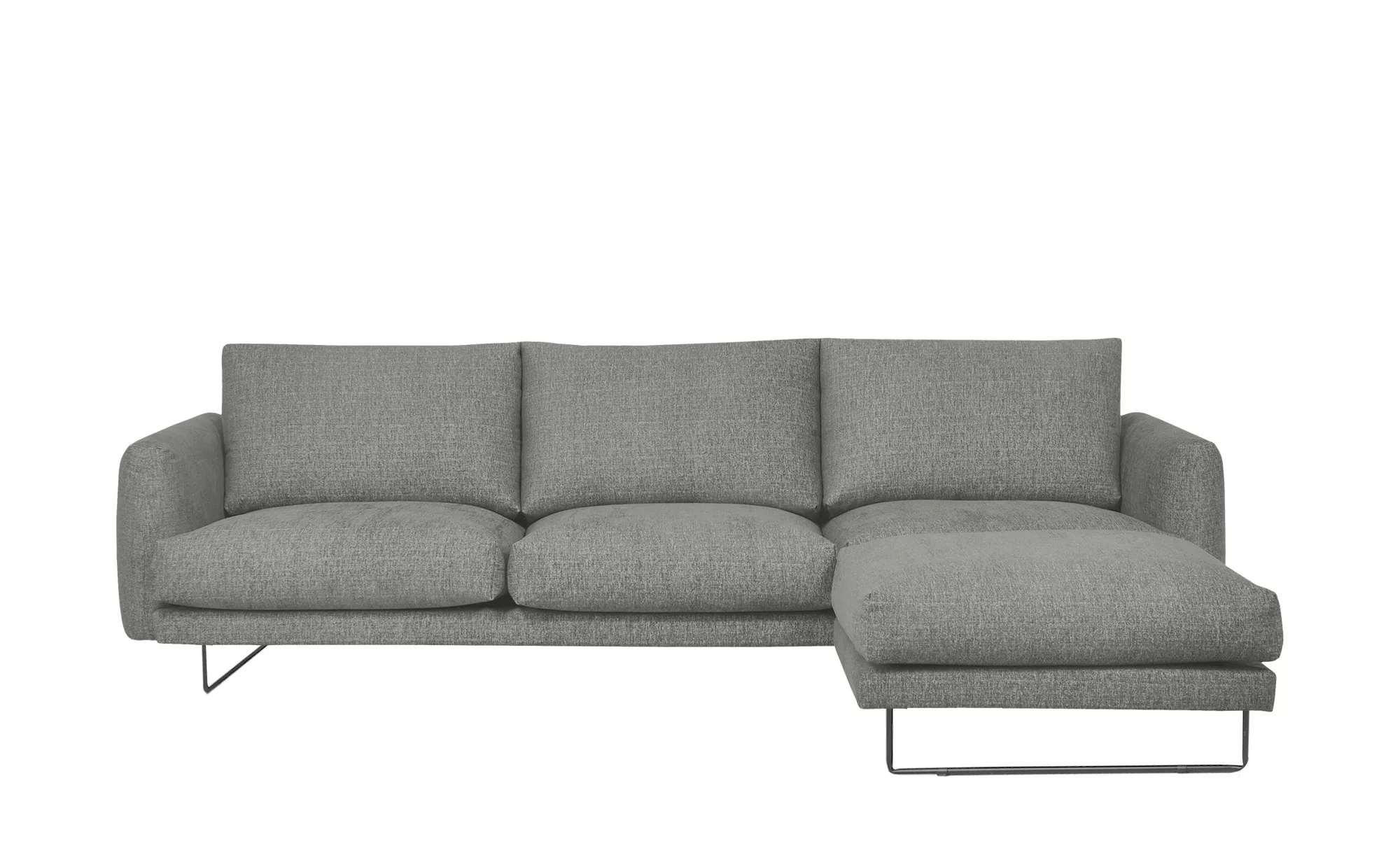 Ecksofa - grau - 272 cm - 84 cm - 175 cm - Polstermöbel > Sofas > Einzelsof günstig online kaufen
