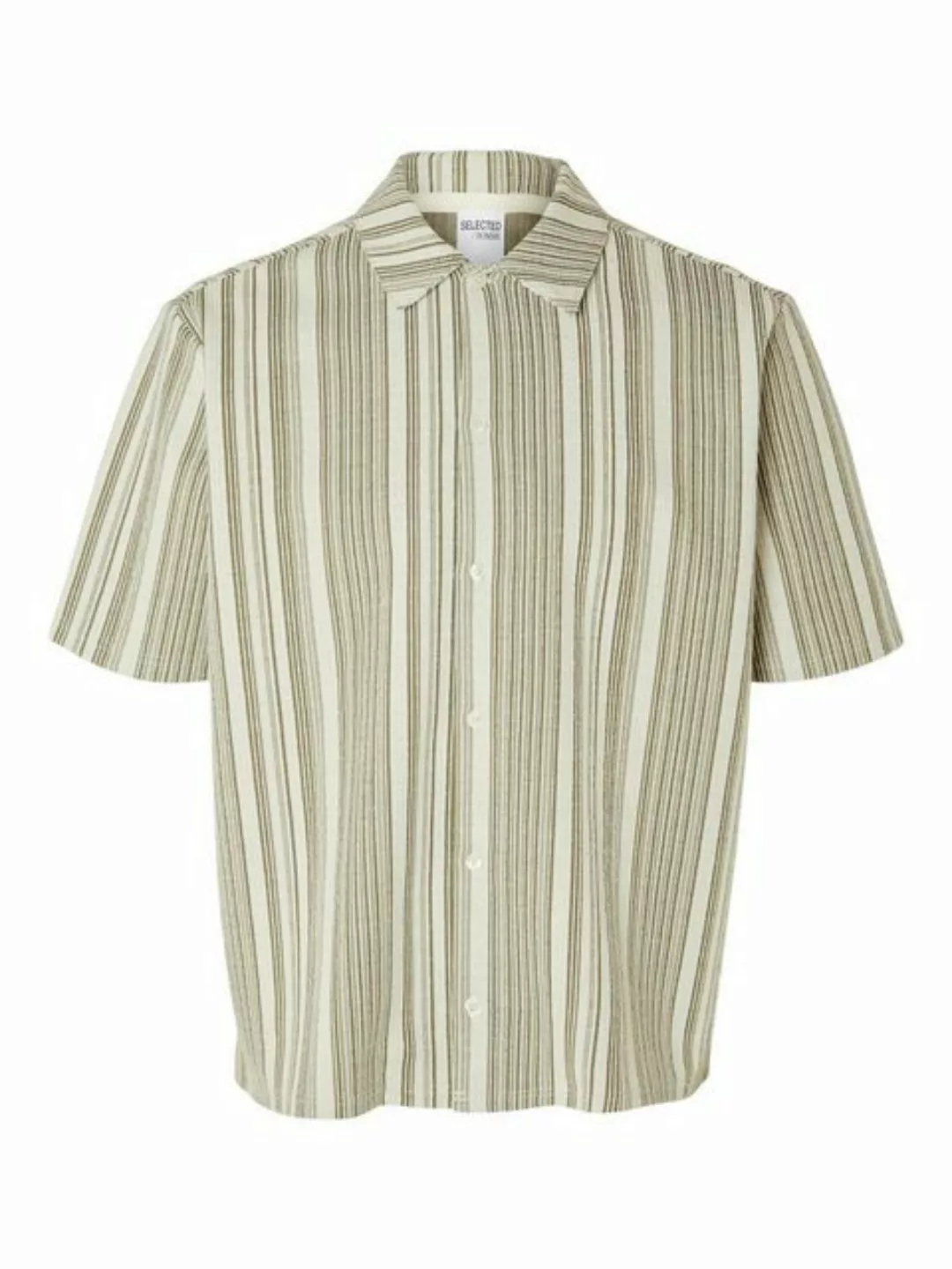 SELECTED HOMME Blusenshirt SLHBOXY-SKYLAR SS JERSEY SHIRT günstig online kaufen