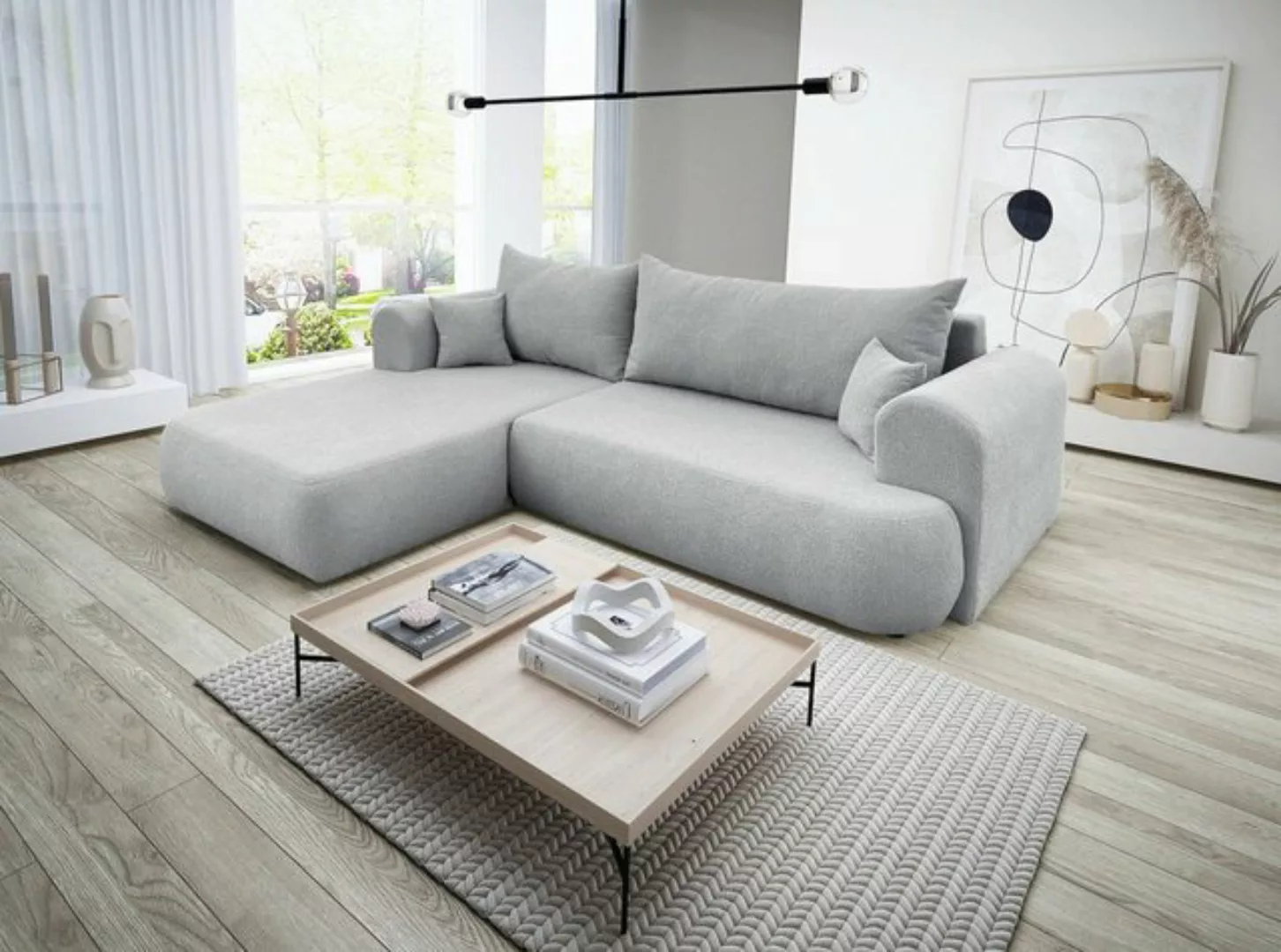 Luxusbetten24 Schlafsofa Designer Sofa Baron L, mit Schlaffunktion und Stau günstig online kaufen