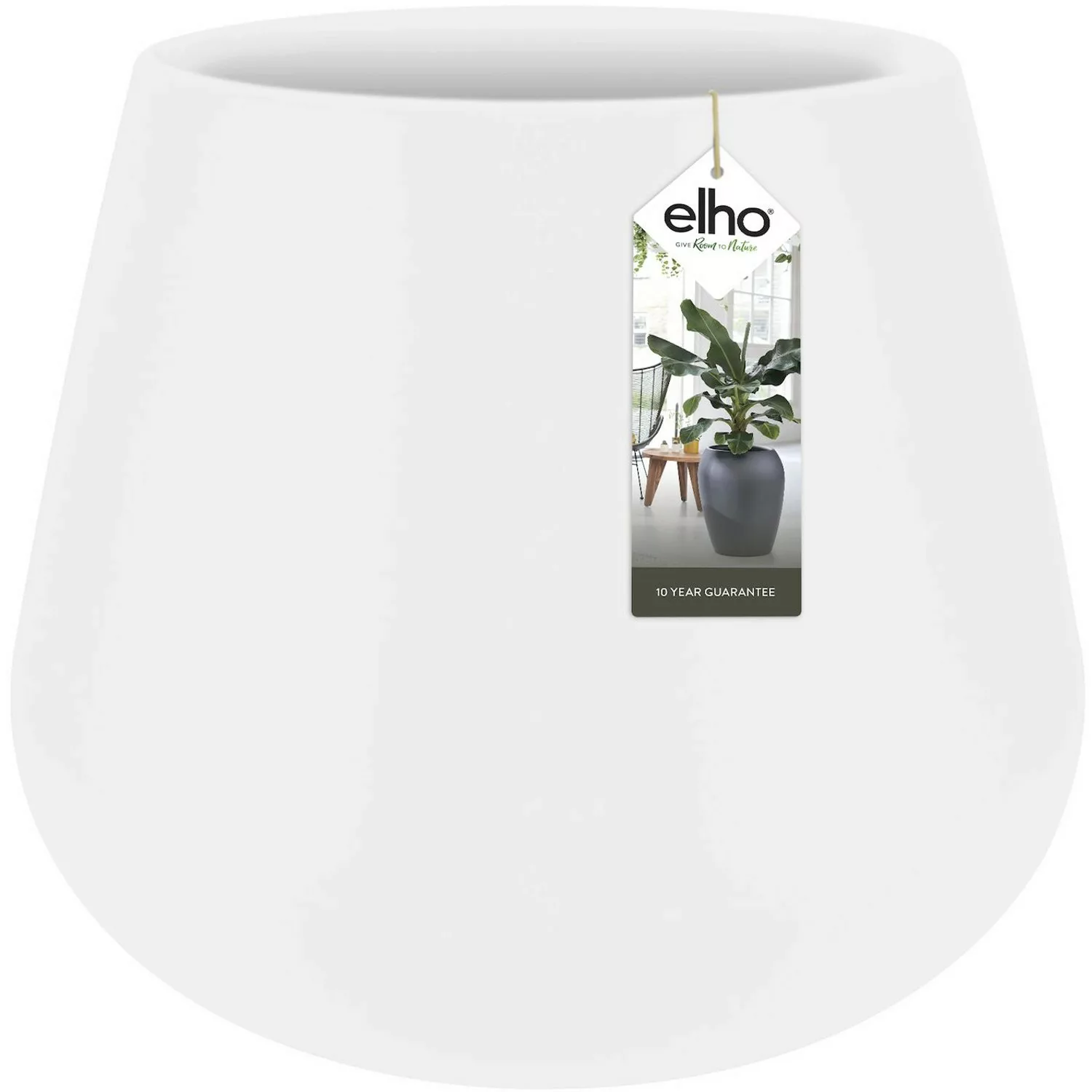 Elho Blumentopf Pure Cone Ø 55 cm Weiß günstig online kaufen