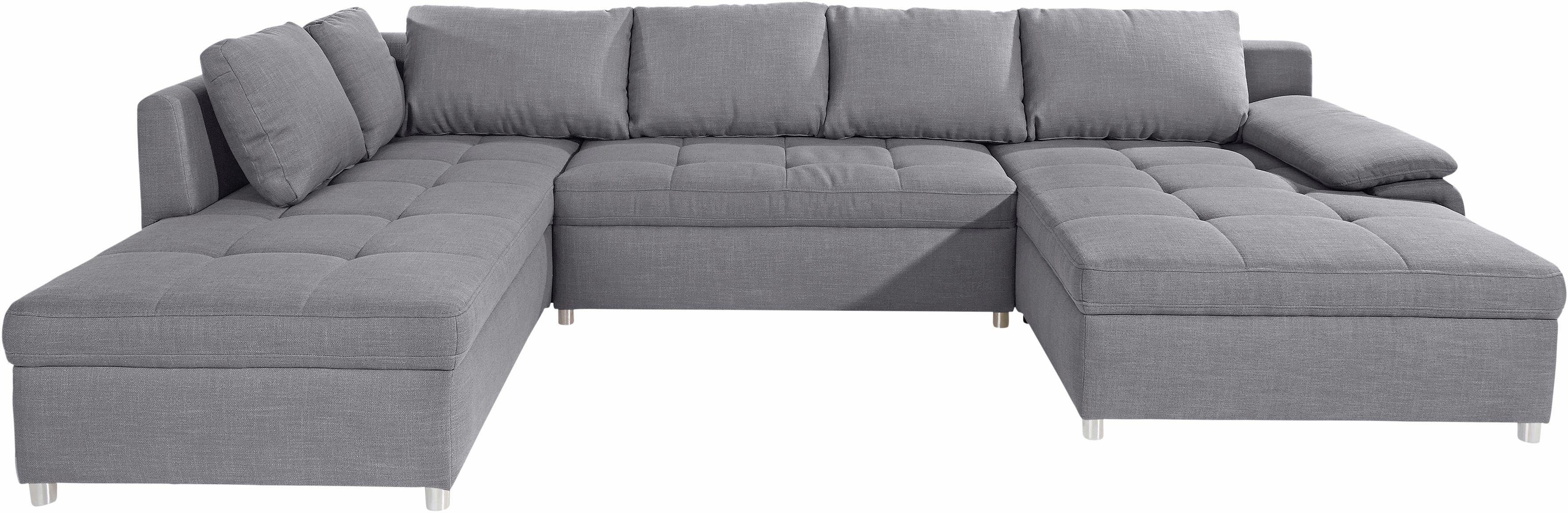 sit&more Wohnlandschaft "Labene U-Form", wahlweise mit Bettfunktion und Bet günstig online kaufen