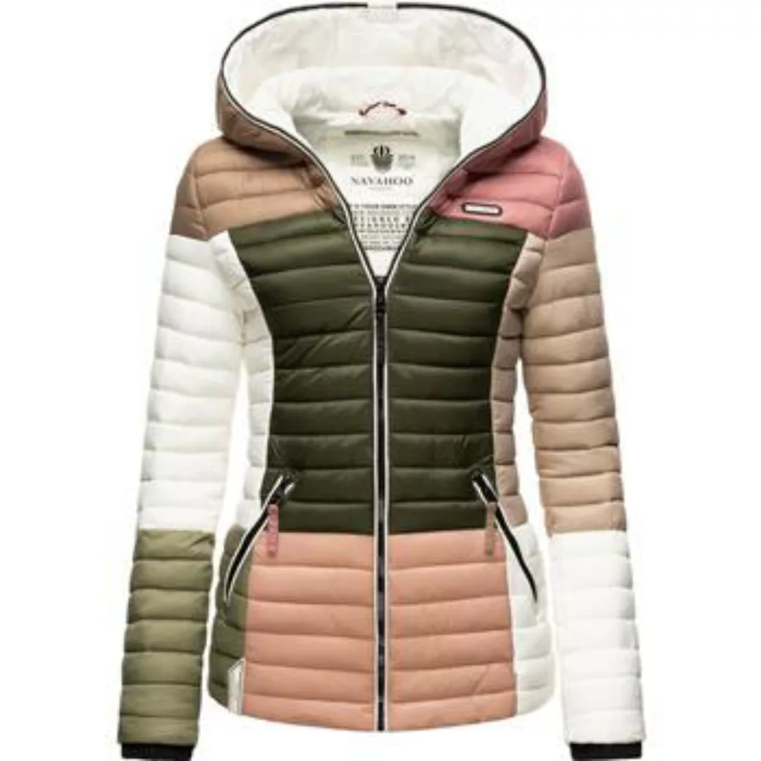 Navahoo Steppjacke "Multikulti", mit Kapuze, stylische Colorblocking Überga günstig online kaufen