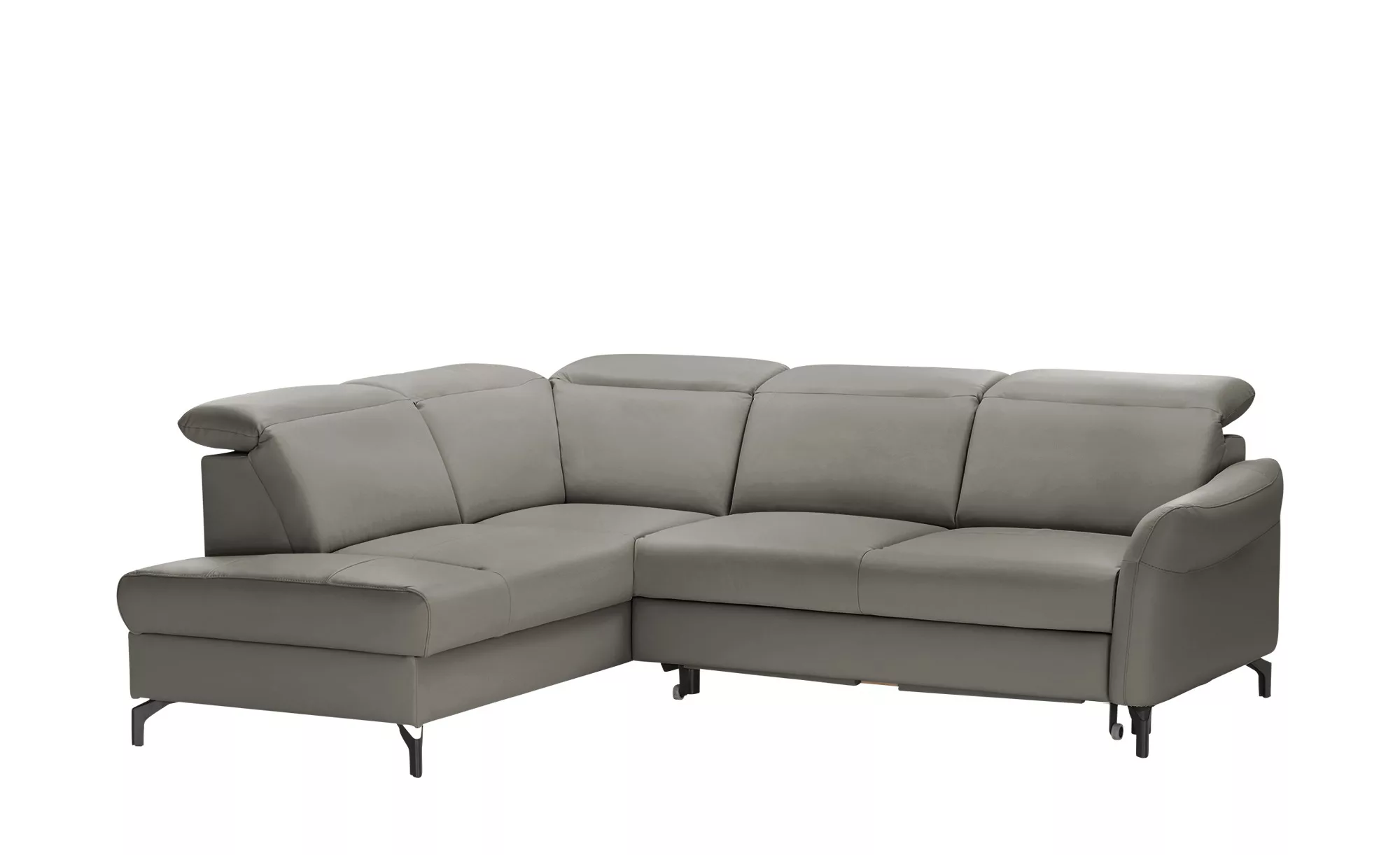 uno Ecksofa  Basel ¦ grau ¦ Maße (cm): B: 243 H: 100 T: 200 Polstermöbel > günstig online kaufen