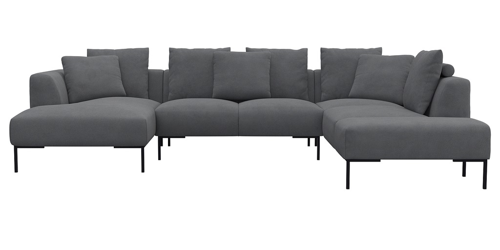 FLEXLUX Ecksofa "Sava U-Form, bequem und komfortabel durch den hochwertigen günstig online kaufen