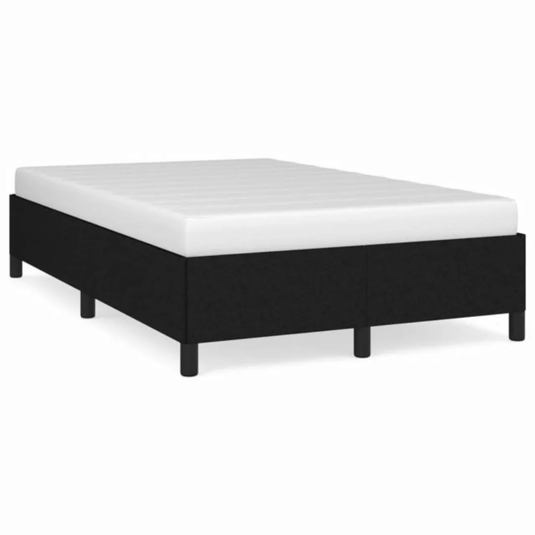 furnicato Bett Bettgestell Schwarz 120x200 cm Stoff günstig online kaufen