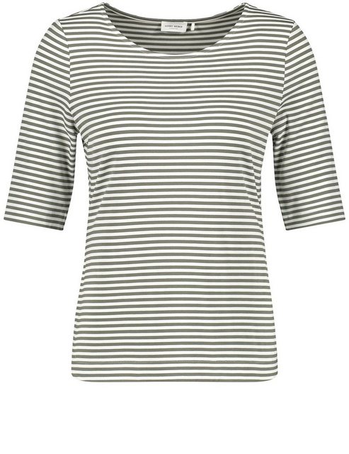 GERRY WEBER Kurzarmshirt Geringeltes Halbarmshirt günstig online kaufen