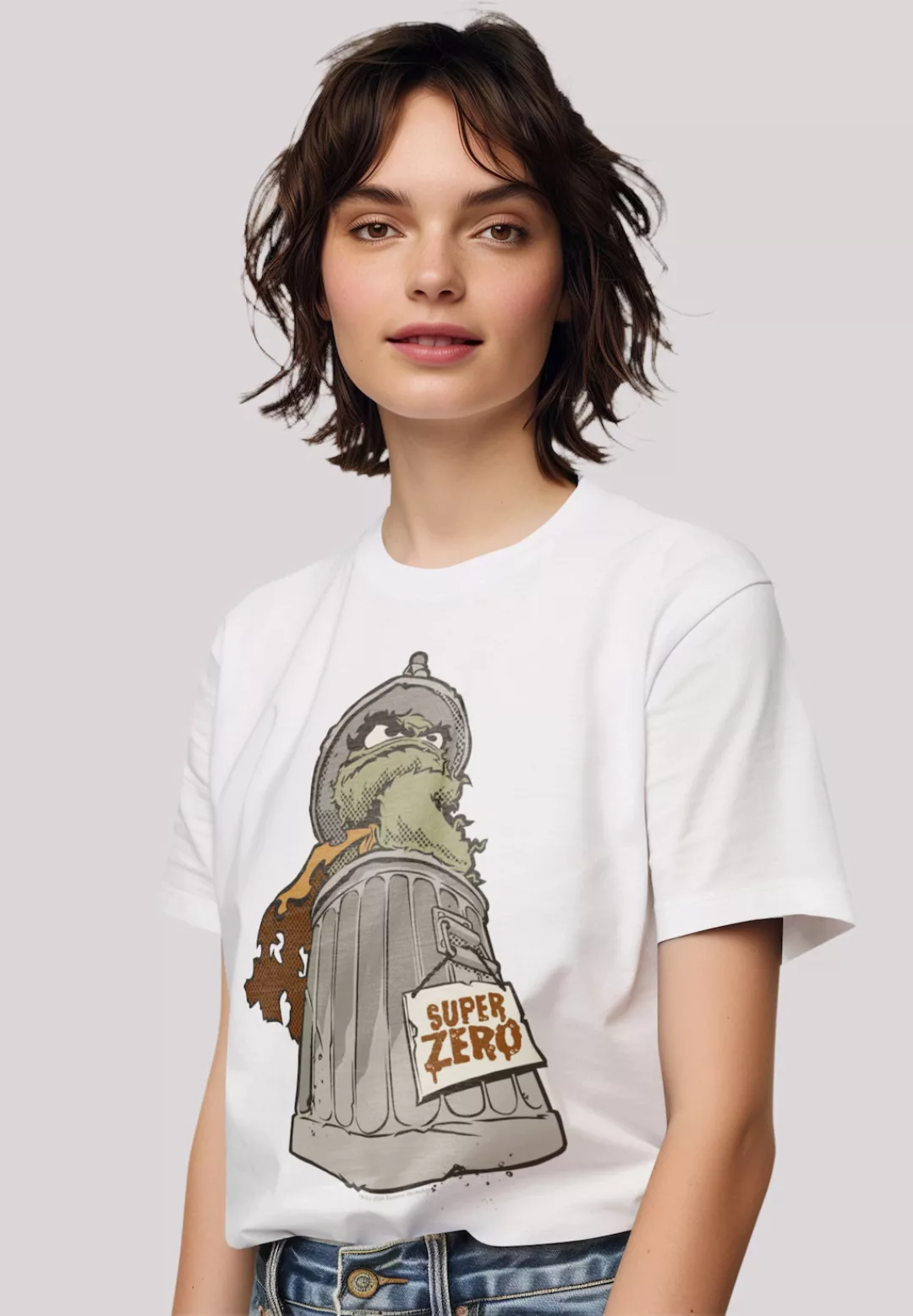 F4NT4STIC T-Shirt "Sesamstraße Oscar Super Zero", Premium Qualität günstig online kaufen