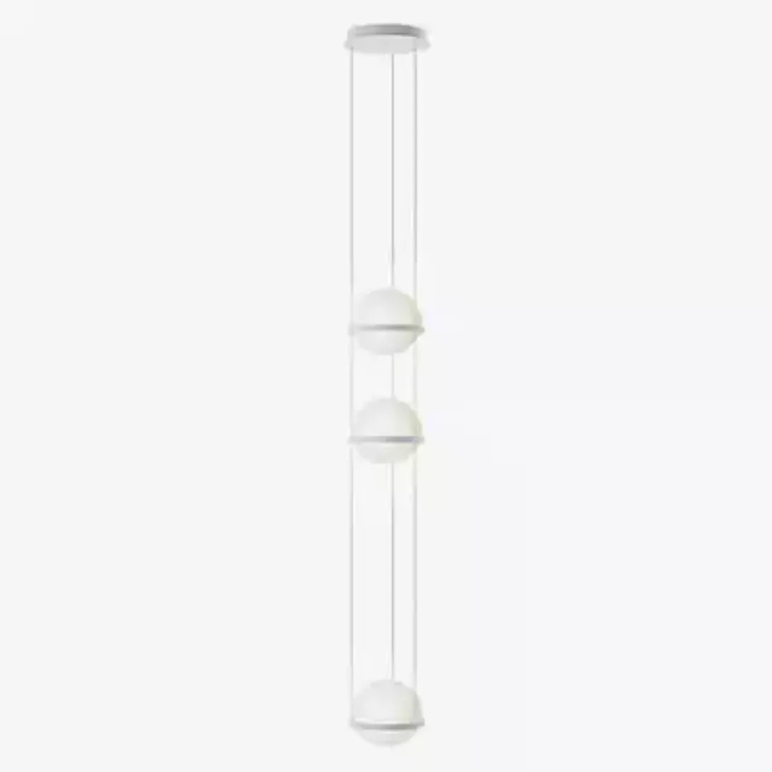 Vibia Palma Pendelleuchte LED 3-flammig, weiß - Dali/1-10 V/Push günstig online kaufen