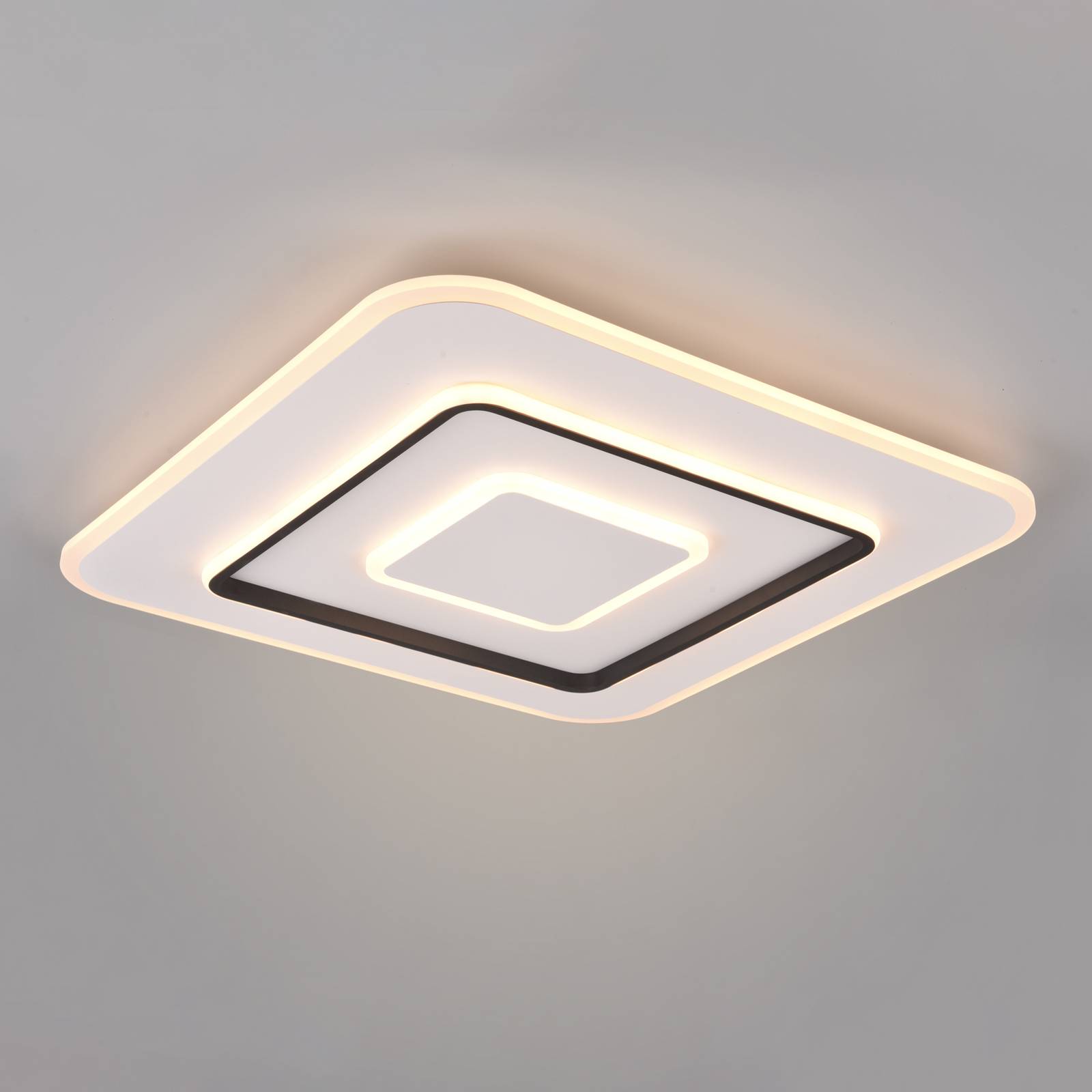 Reality LED Deckenleuchte Jora Weiß matt 6 x 60 x 60 cm günstig online kaufen