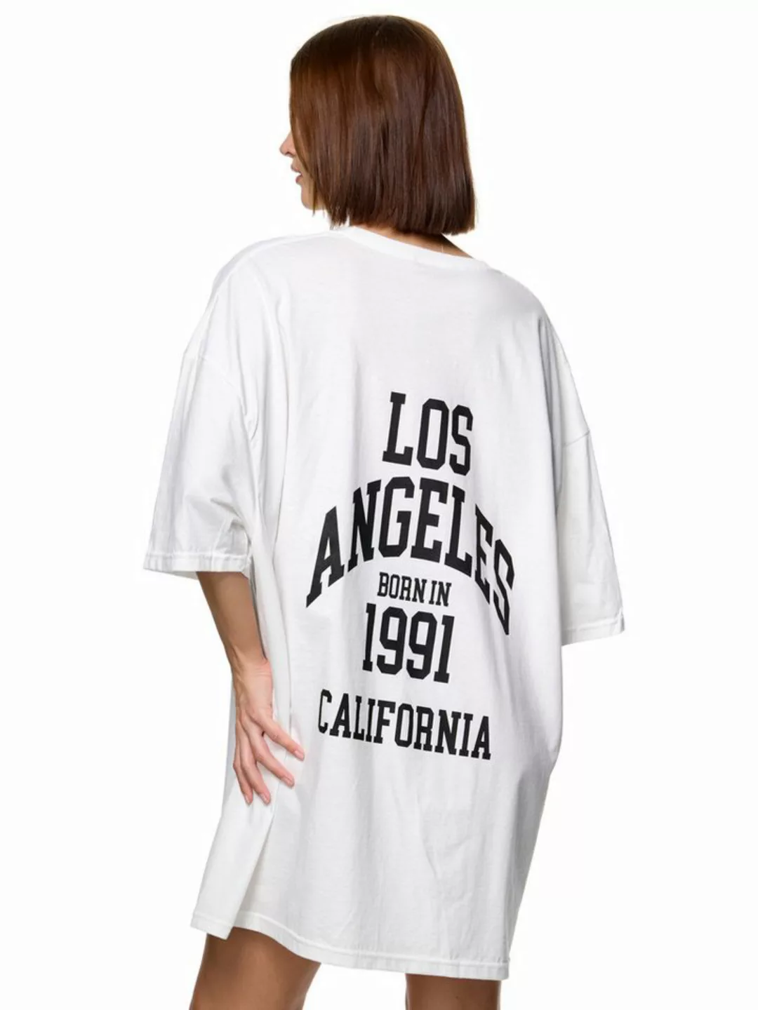 Worldclassca T-Shirt Worldclassca Oversized Print LA LOS ANGELES T-Shirt la günstig online kaufen