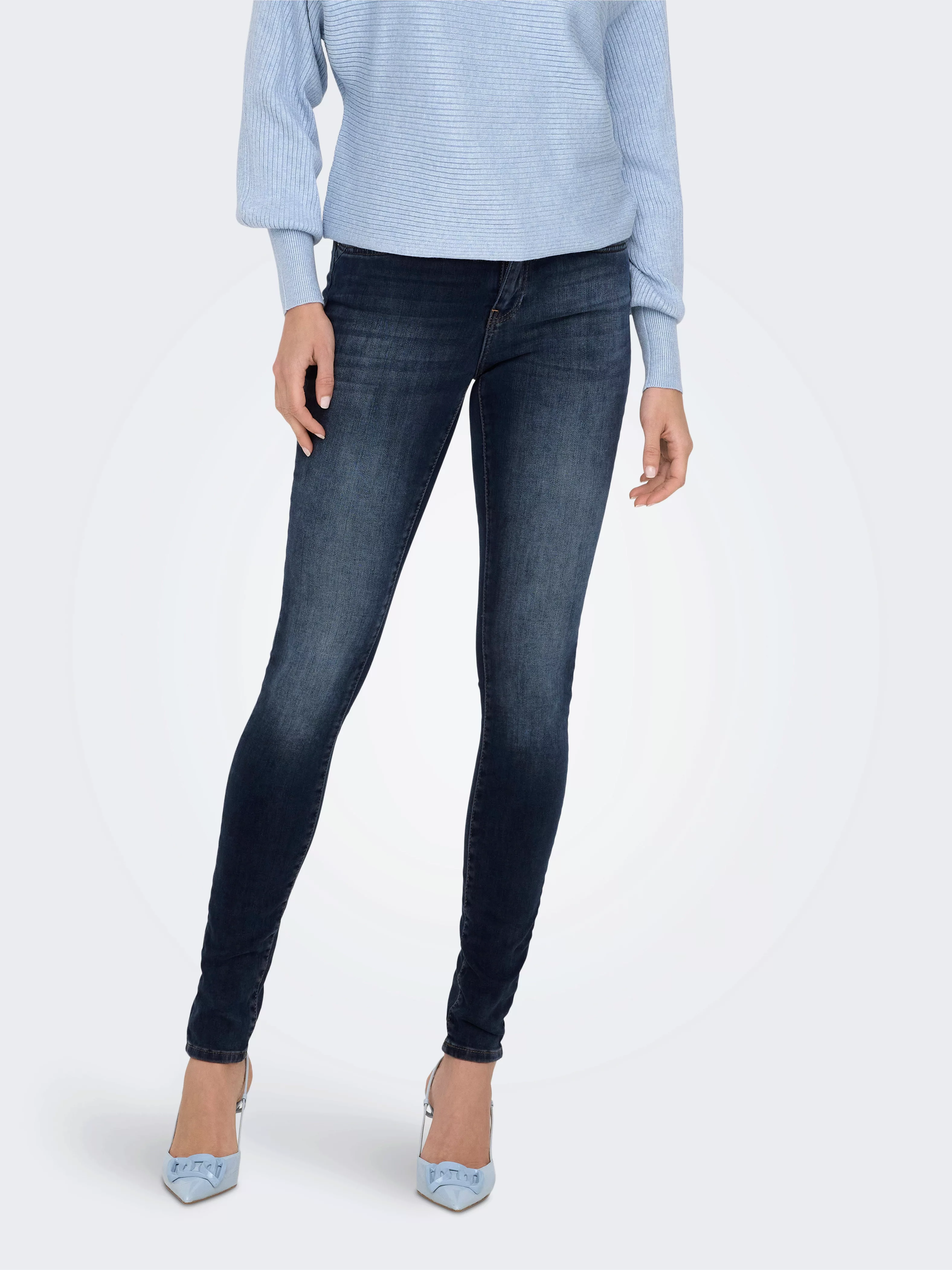 ONLY Skinny-fit-Jeans ONLBLUSH ICON COIN MID SK DNM CRO300NOOS günstig online kaufen