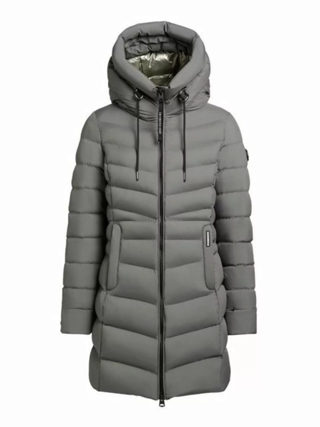 khujo Winterjacke – Steppjacke mit Kapuze und Zwei-Wege-Reißverschluss günstig online kaufen