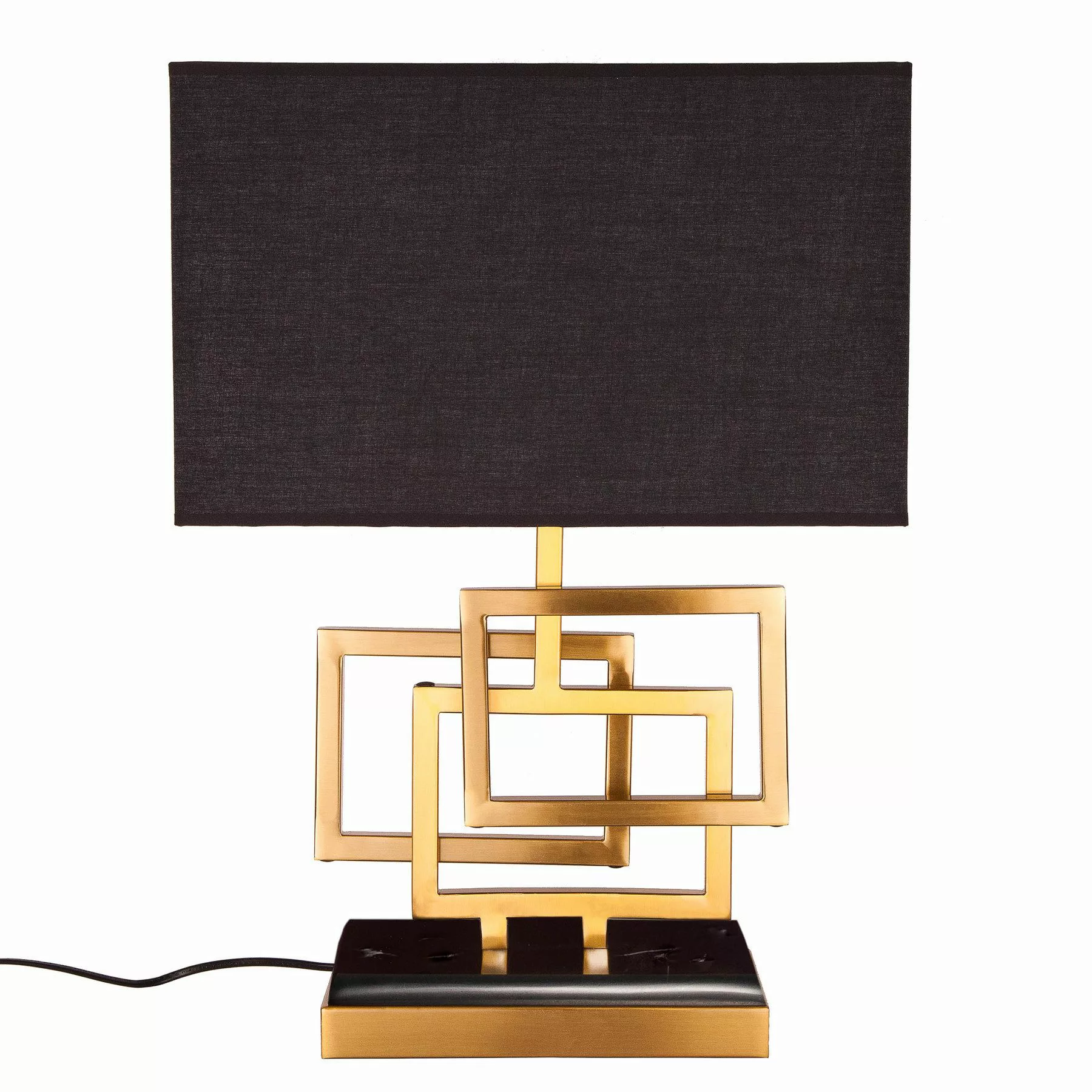 riess-ambiente Tischleuchte ATLANTIS 56cm gold, ohne günstig online kaufen