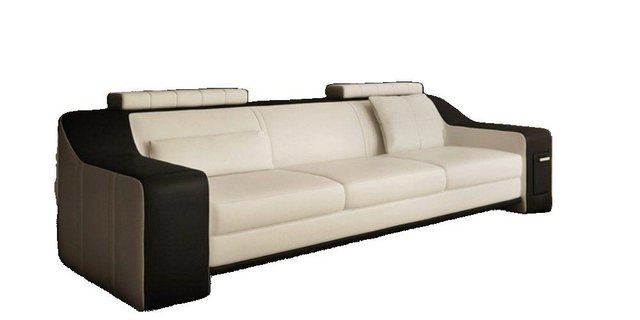 JVmoebel Sofa Ledersofa Set Sofa Couch Sofagarnitur 3+2+1 Sofas HuttenGB, M günstig online kaufen