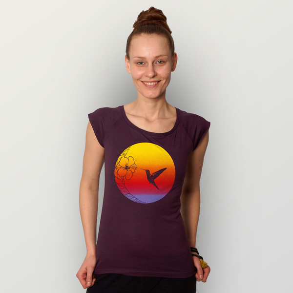 "Kolibri" Bamboo Frauen T-shirt günstig online kaufen