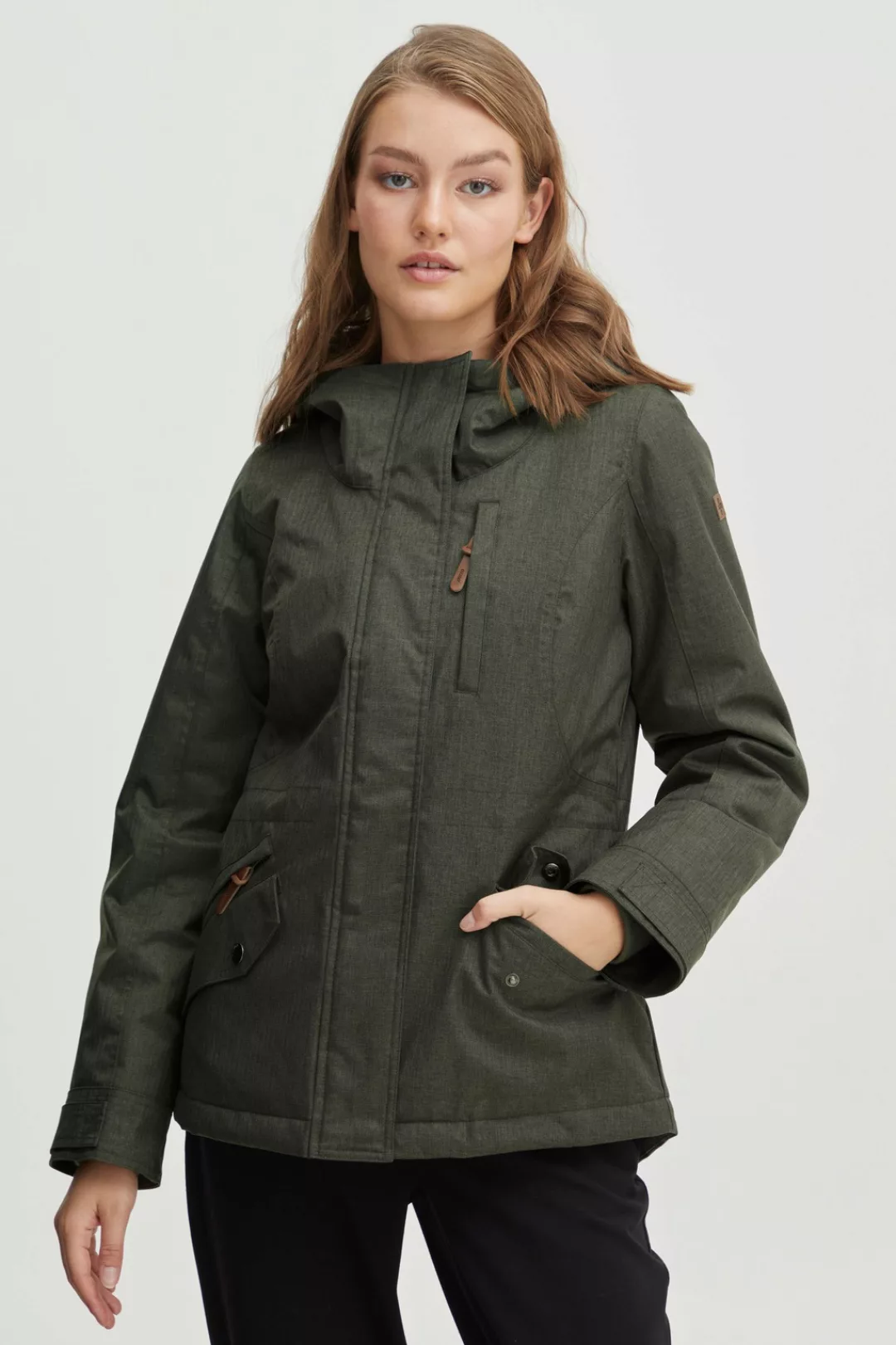 OXMO Kurzjacke OXBellissa Warme Jacke mit hochabschließendem Kragen günstig online kaufen