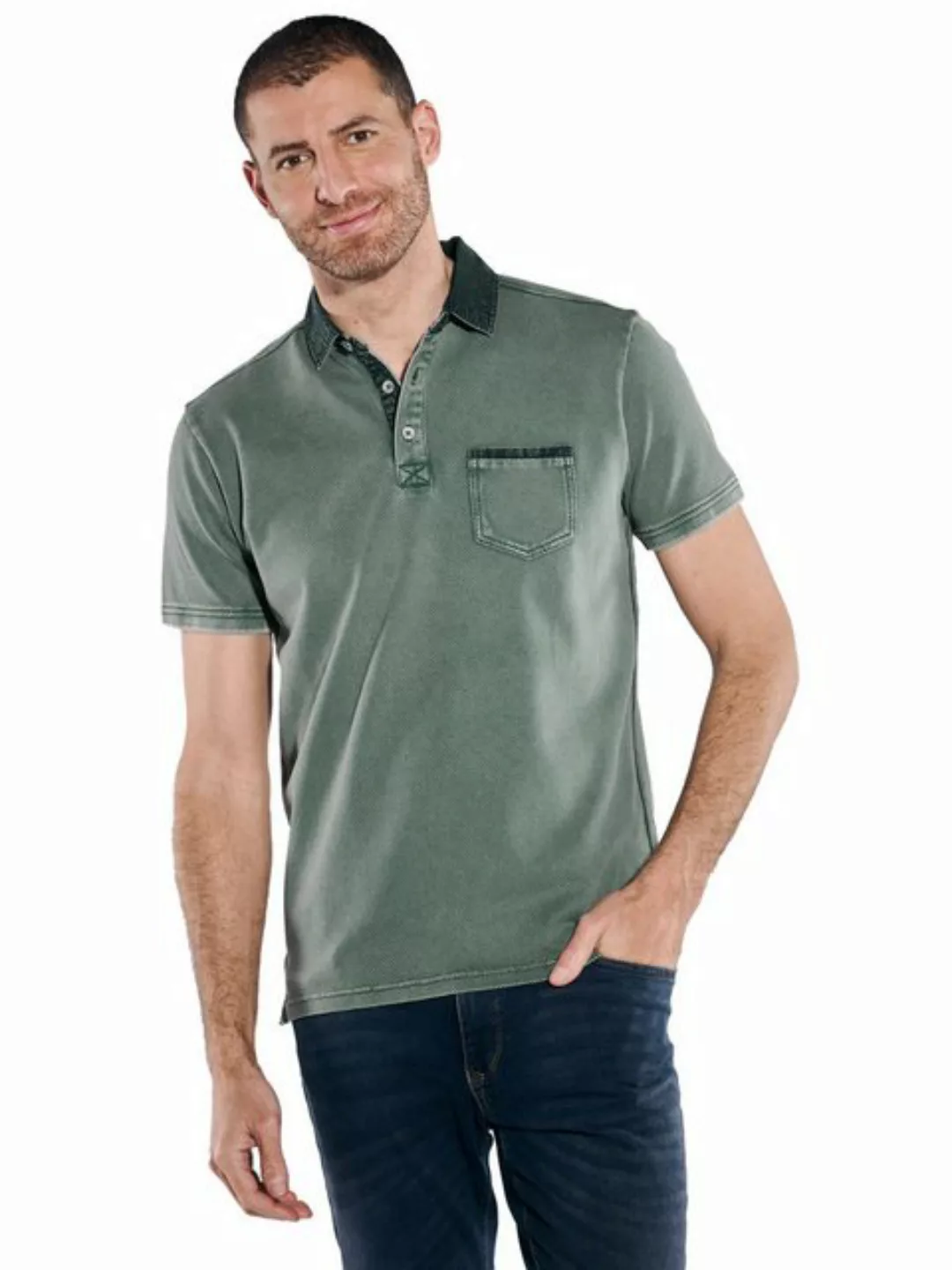 Engbers Poloshirt Polo-Shirt strukturiert günstig online kaufen