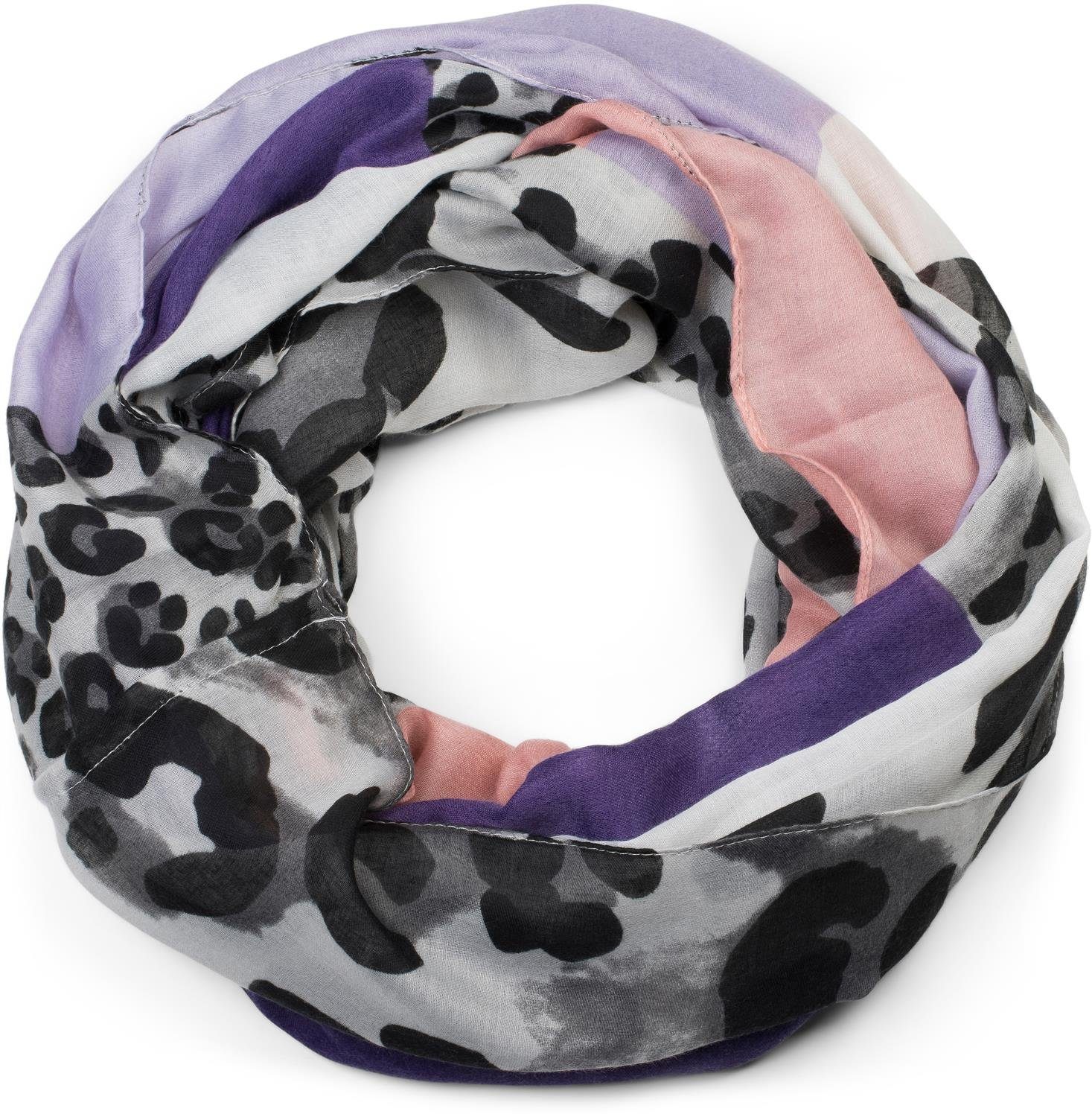 styleBREAKER Loop Colour Blocking Loop Schal günstig online kaufen