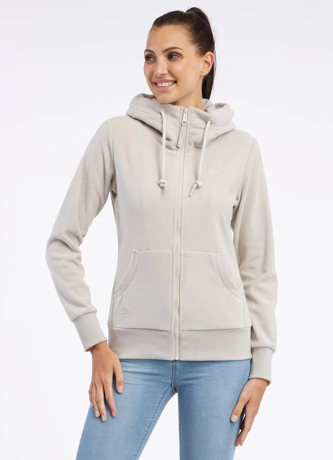 Ragwear Sweatjacke "NESKA FLEECE ZIP", mit Kapuze und Kordelzug, praktische günstig online kaufen