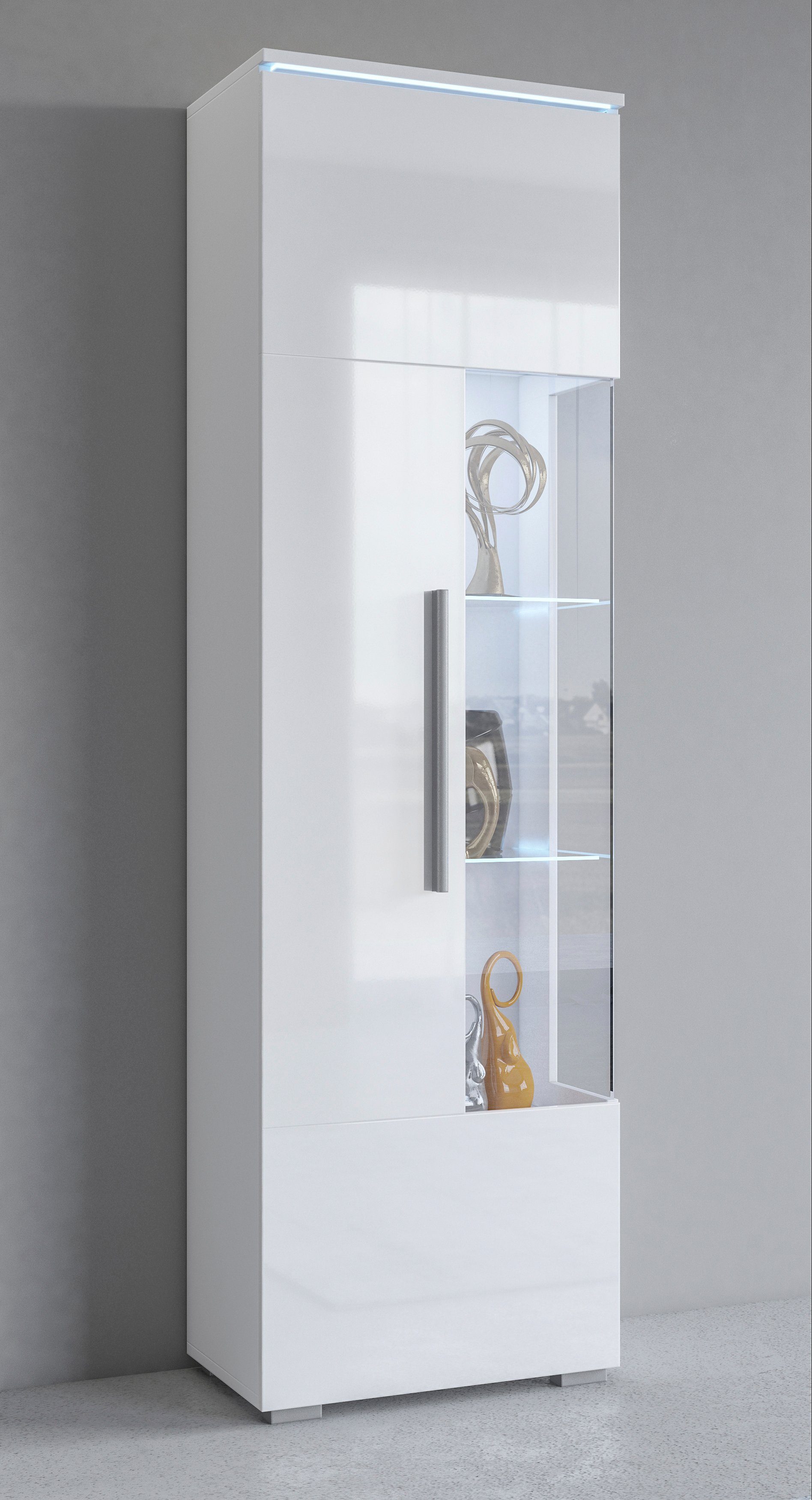 INOSIGN Vitrine "India,Höhe 160cm stilvolle Glasvitrine mit verstellbare Gl günstig online kaufen