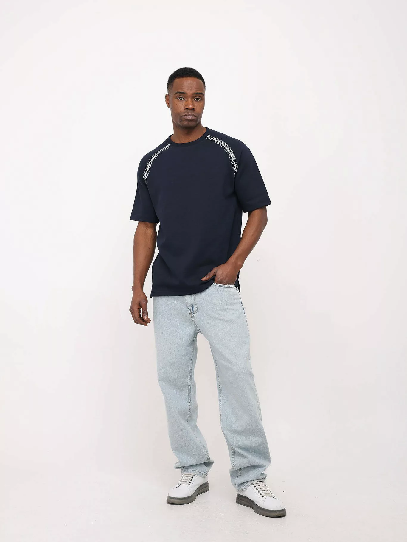 Denim House T-Shirt Lässiges Herren Regular günstig online kaufen