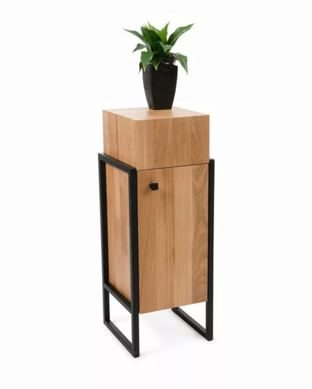 möbelando Beistellschrank Bolzano (BxHxT: 30x80x30 cm) aus Massivholz, Meta günstig online kaufen