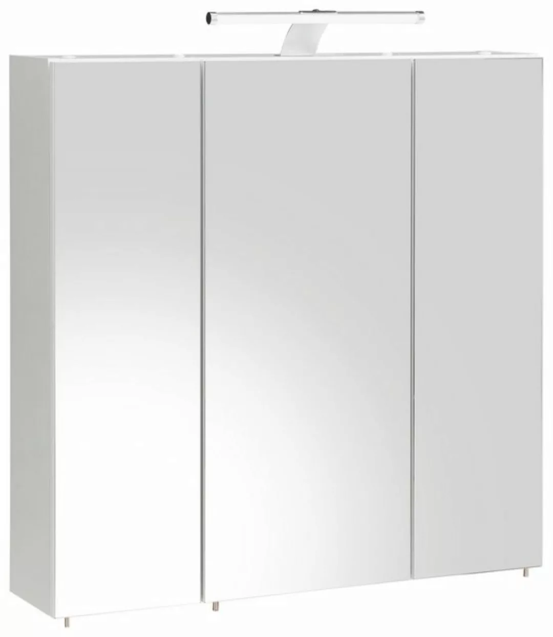 Schildmeyer Spiegelschrank Roma Breite 70 cm, 3-türig, LED-Beleuchtung, Sch günstig online kaufen