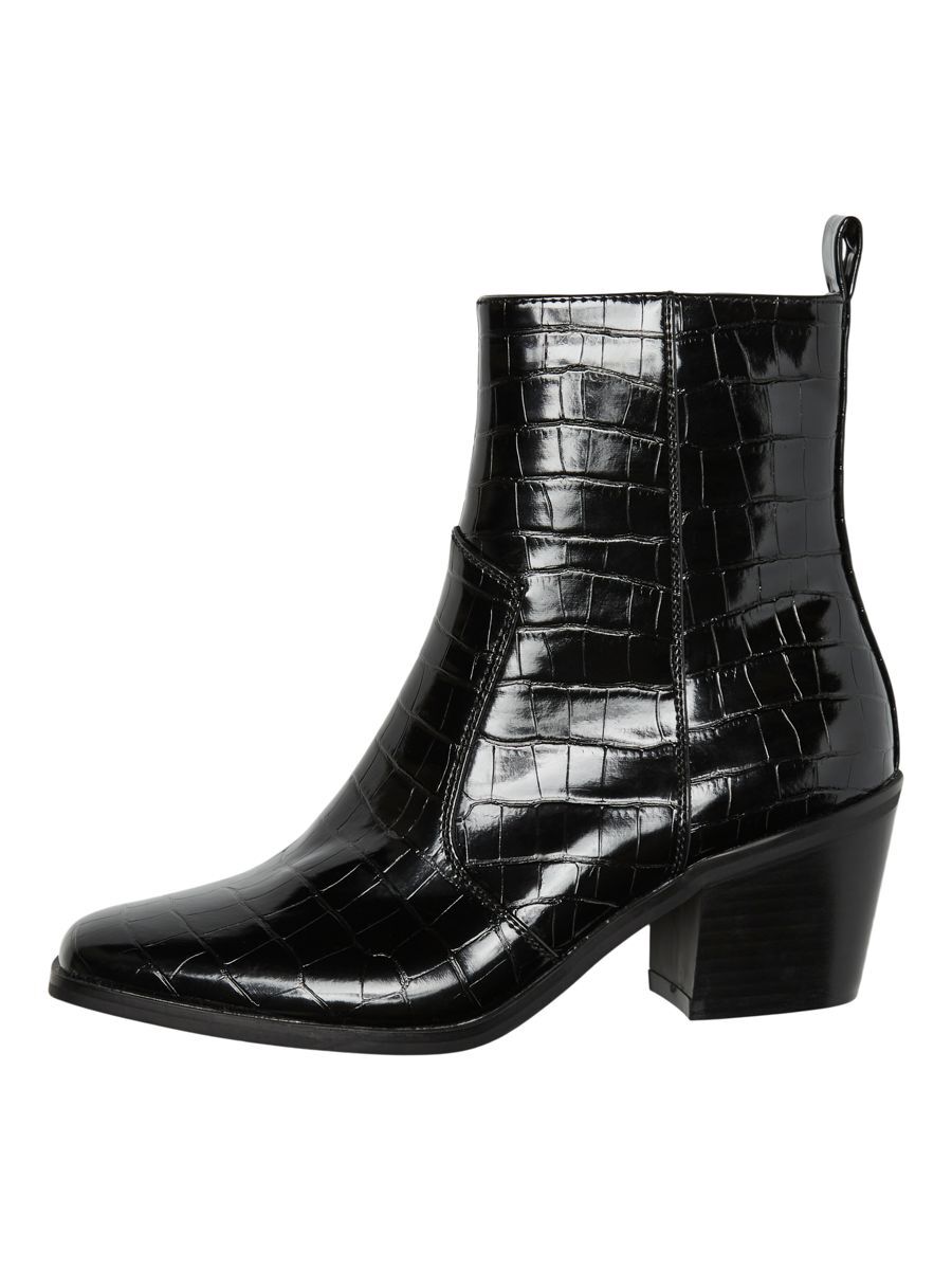 VERO MODA Square Toe Boots Damen Schwarz günstig online kaufen