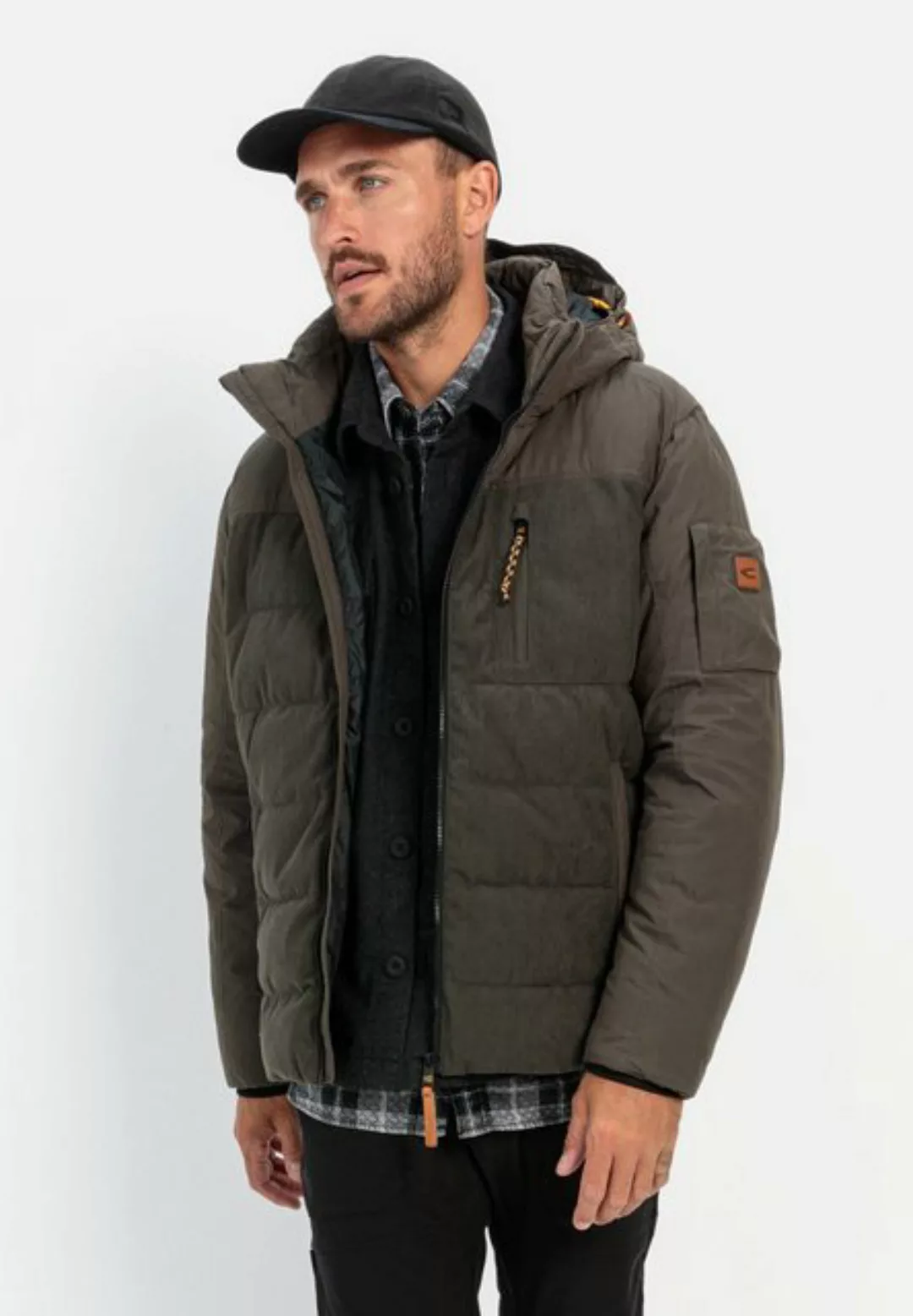 camel active Winterjacke mit abnehmbarer Kapuze günstig online kaufen